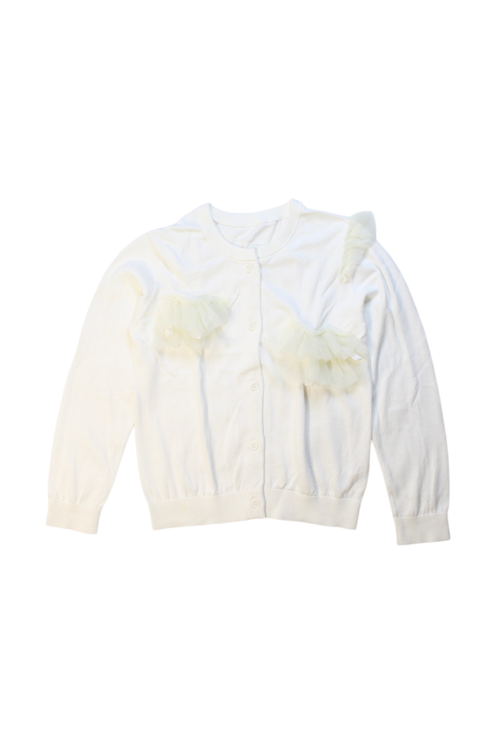 Jnby By JNBY Tulle Embellished Cardigan Size 6T、mySite、g9winljtr