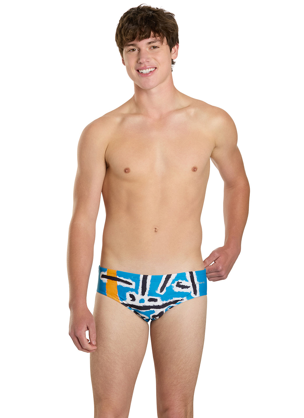 Sporti Senecio Splash Brief Swimsuit (26-40)、mySite、noshort