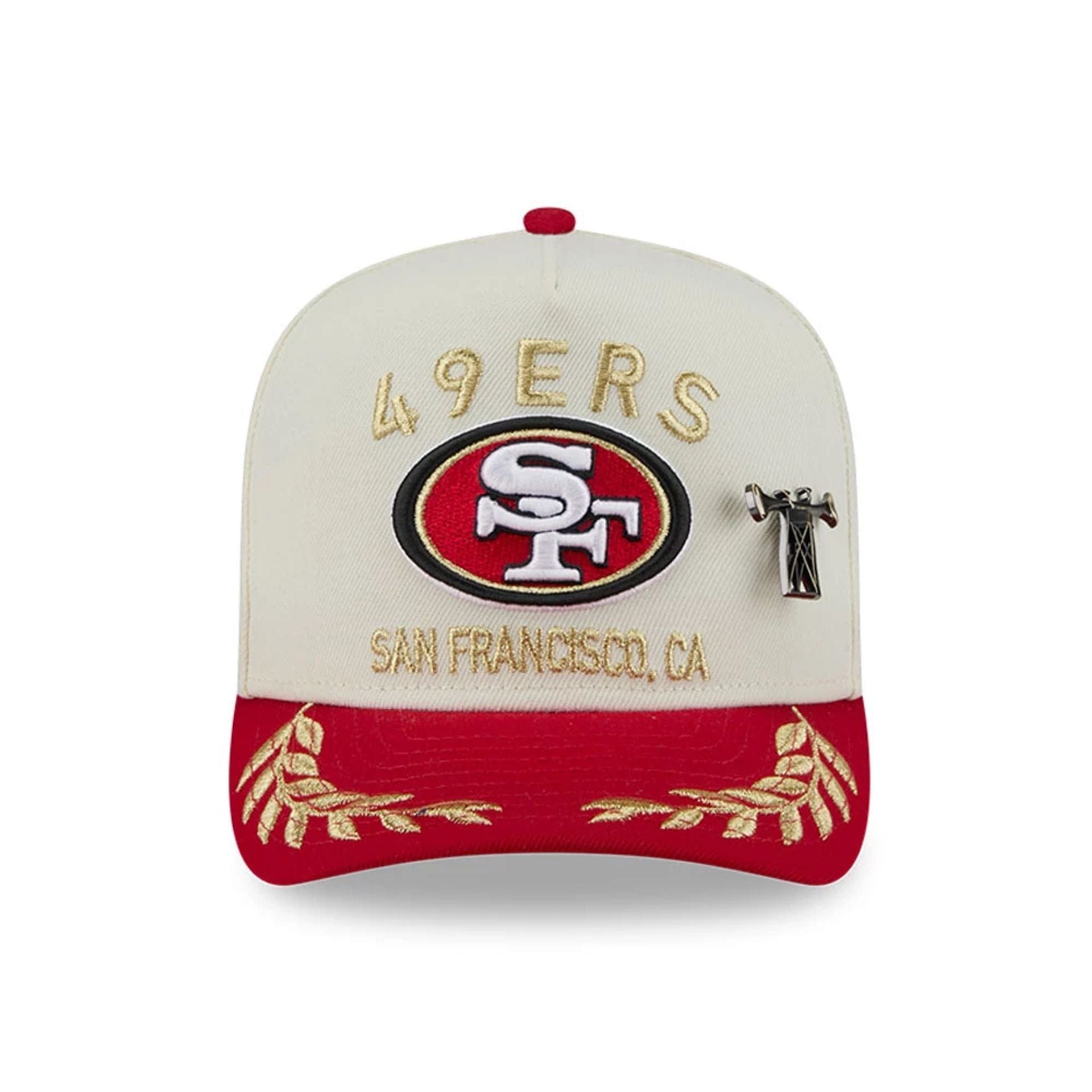 San Francisco 49ers NFL Draft 2025 White 59FIFTY Fitted A-Frame Cap、mySite、vikingsvslions