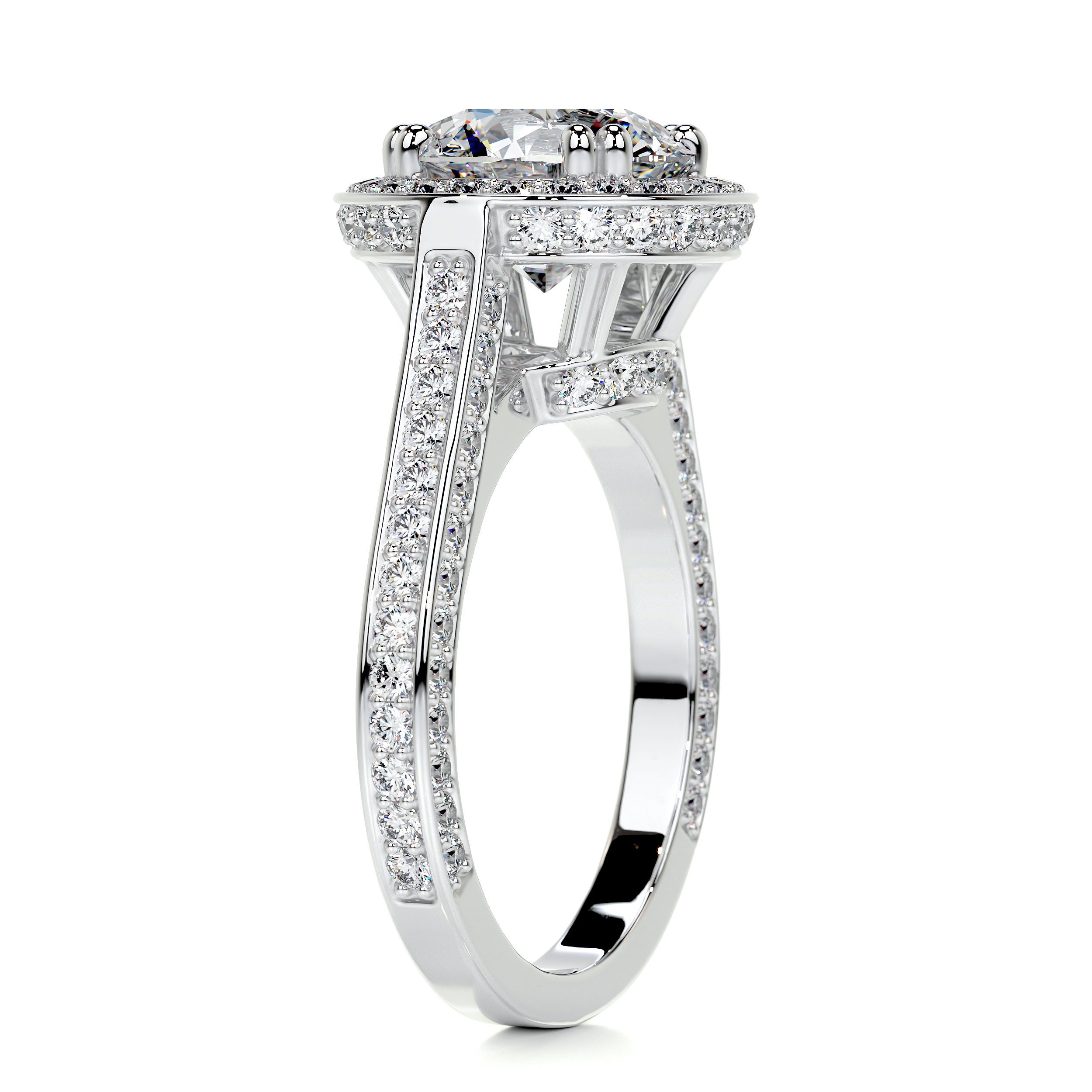 Lynn Diamond Engagement Ring -18K White Gold、mySite、hinf8tx79