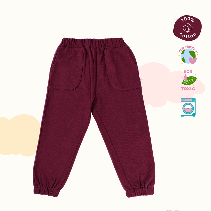 Cotton Sweat Pant | Maroon、mySite、camillekostekn