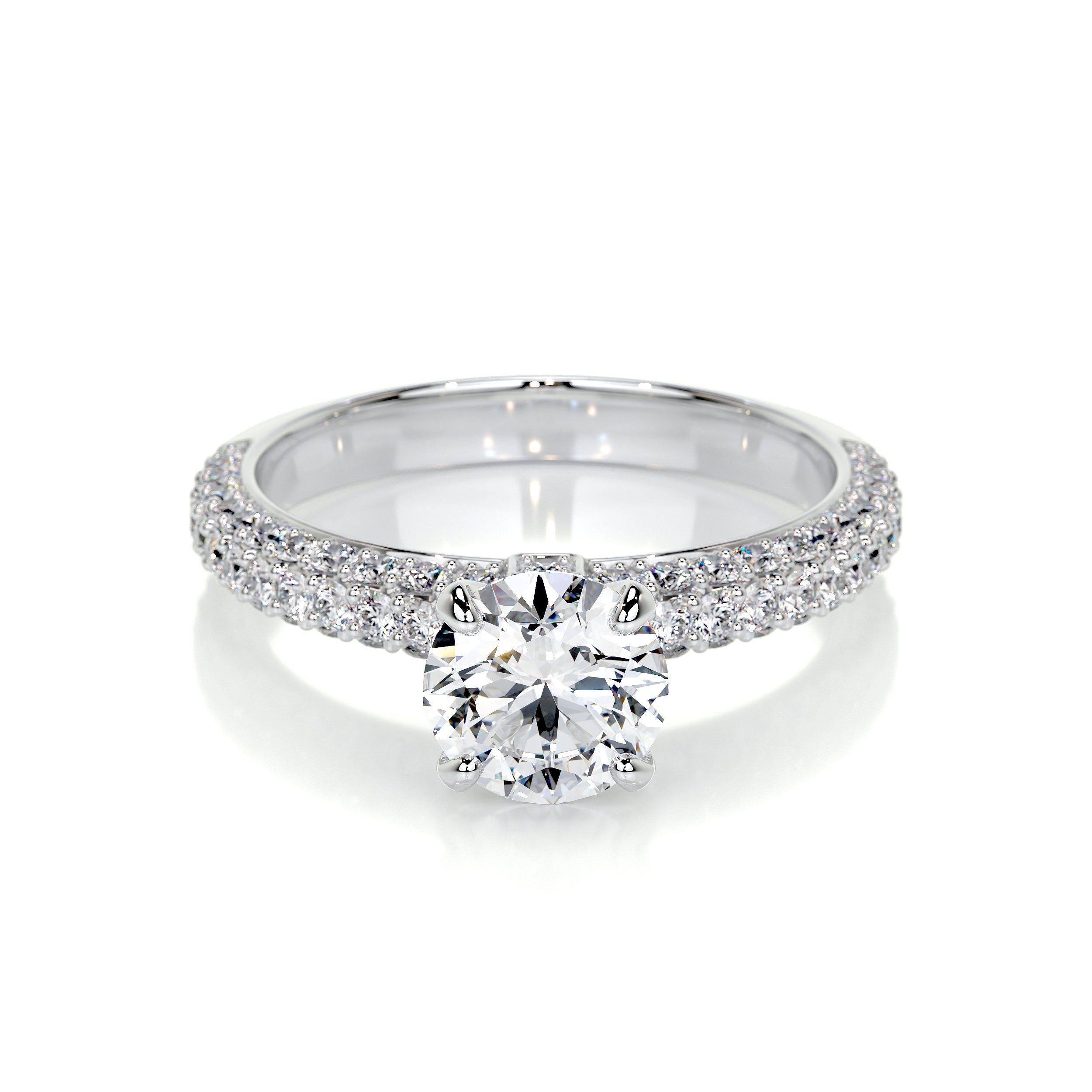 Lillian Lab Grown Diamond Ring -18K White Gold、mySite、hinf8tx79