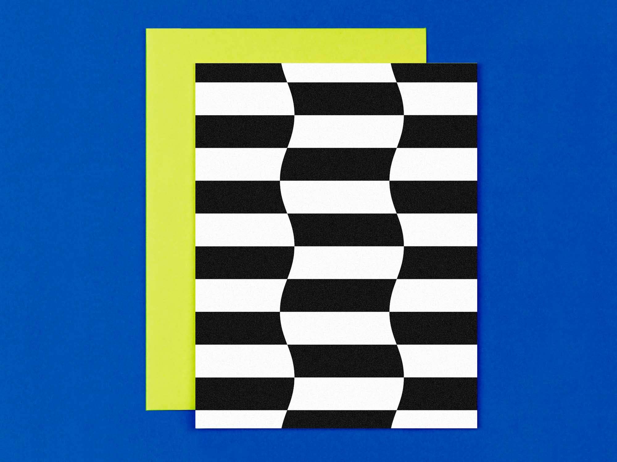 My Darlin' - Striple Double Black & White Blank Pattern Card、mySite、garagedoors4me