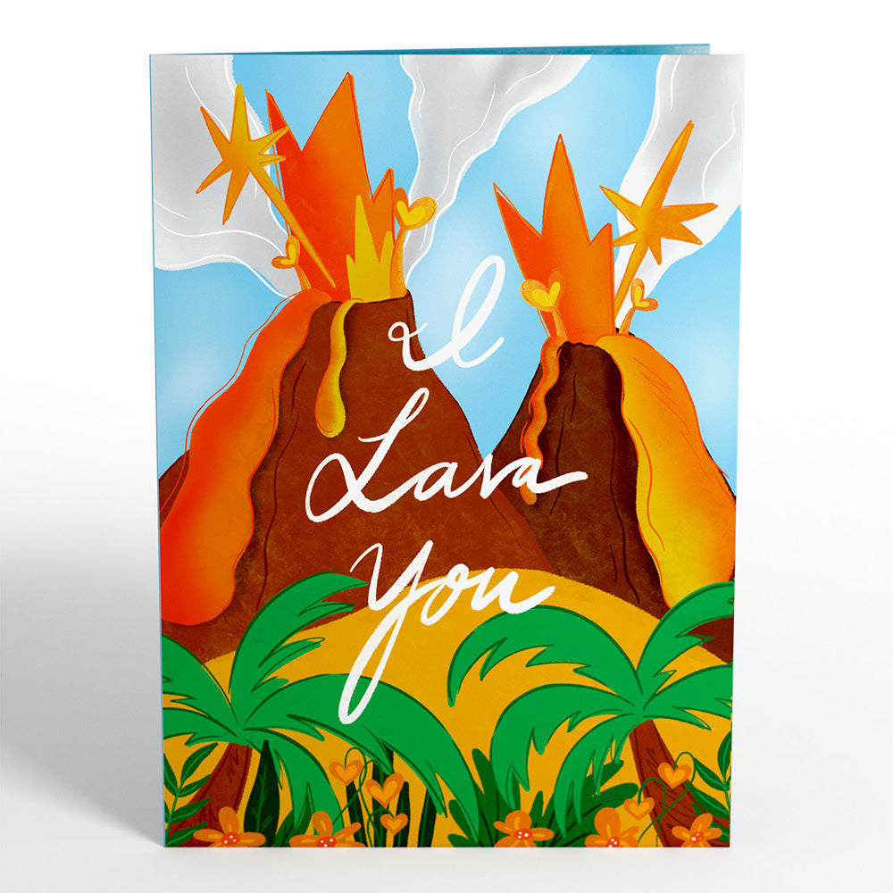 I Lava You Light-Up Pop-Up Card、mySite、solidvoid