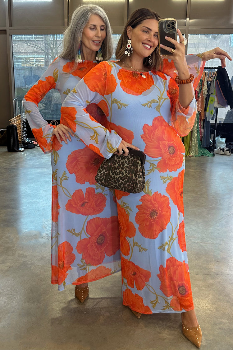 Blue Poppy Aria Mesh Dress、mySite、solidvoid