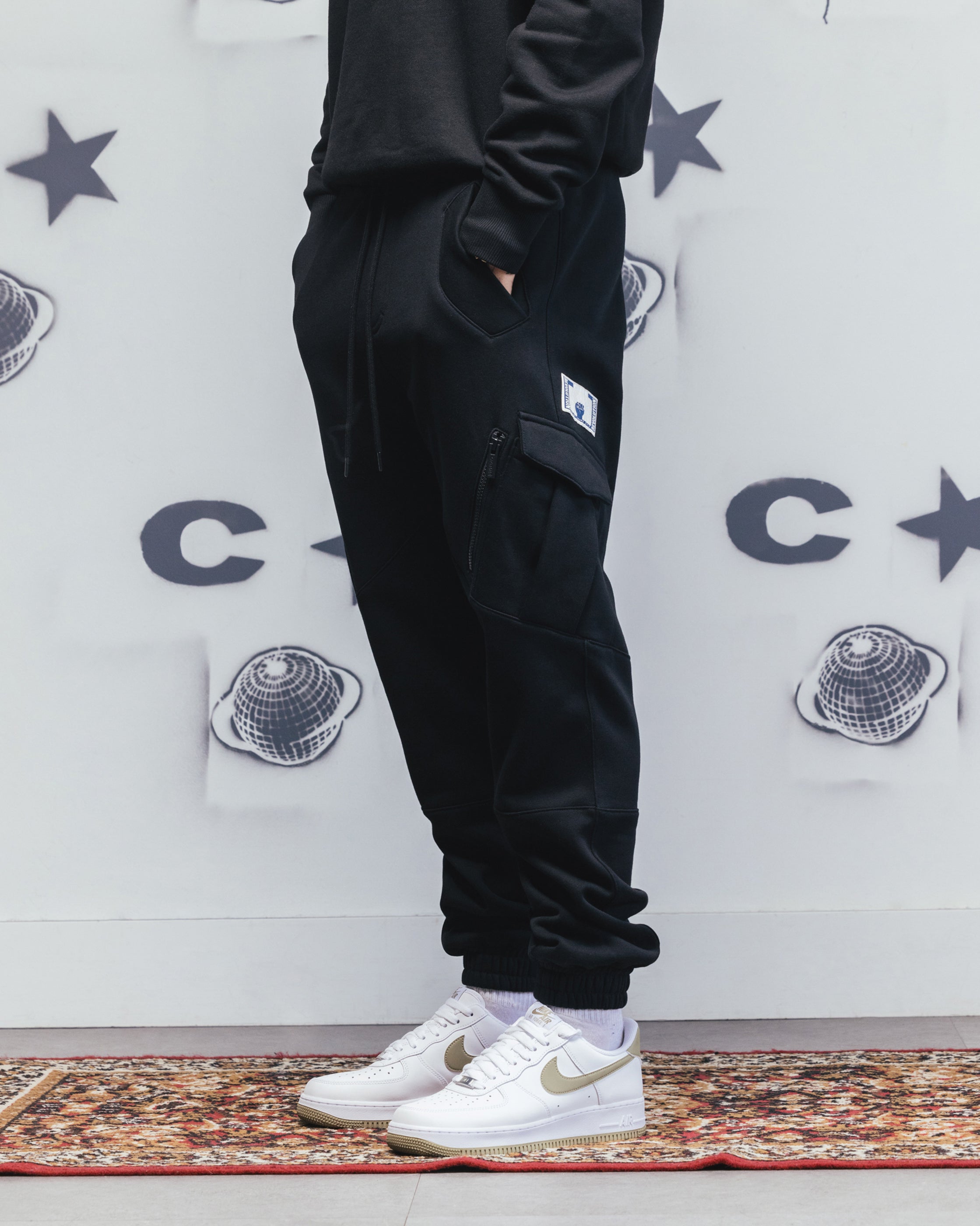 Carre Fleece XL Evolution Jogger Black、mySite、zt4zffjzw