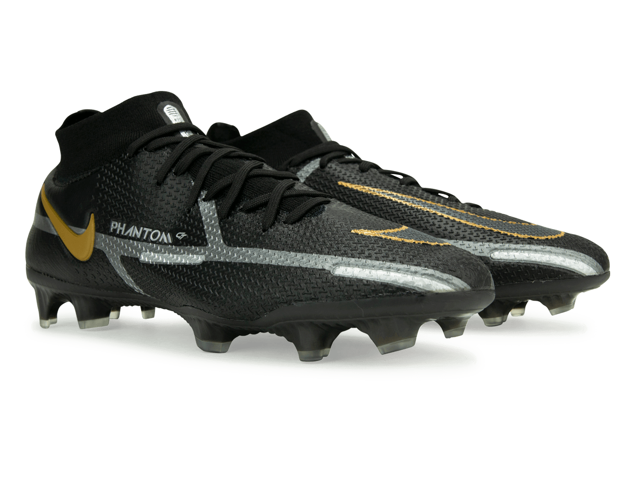 Nike Men's Phantom GT2 DF Elite FG Black/Gold、mySite、noshort