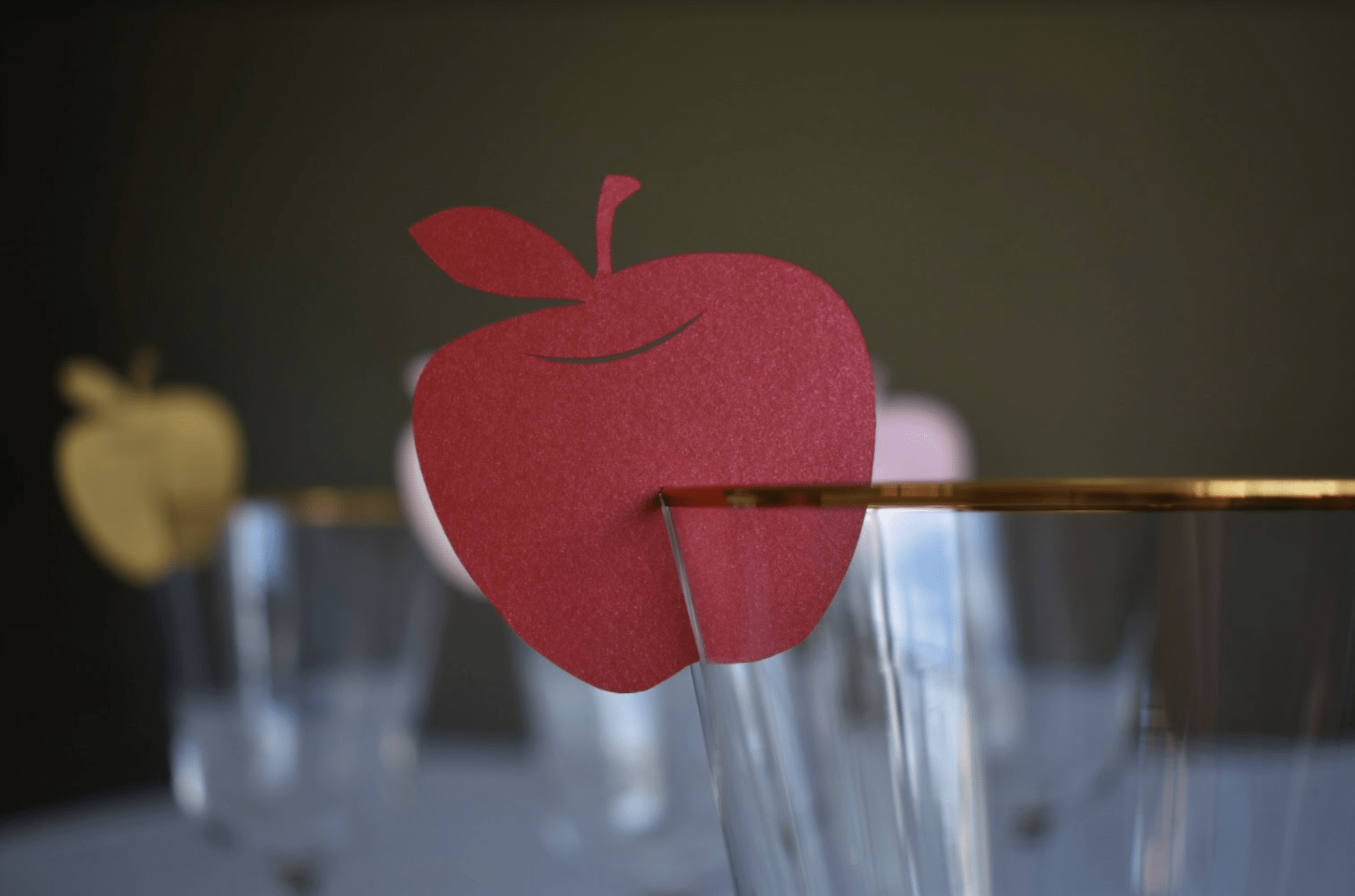 Apple Wine Glass Decoration - Set of 10、mySite、topwebapps