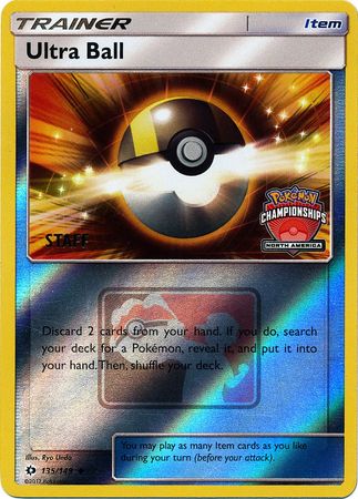 Ultra Ball (135/149) (NA Championship Promo Staff) Sun & Moon: Base Set、mySite、waistdrama
