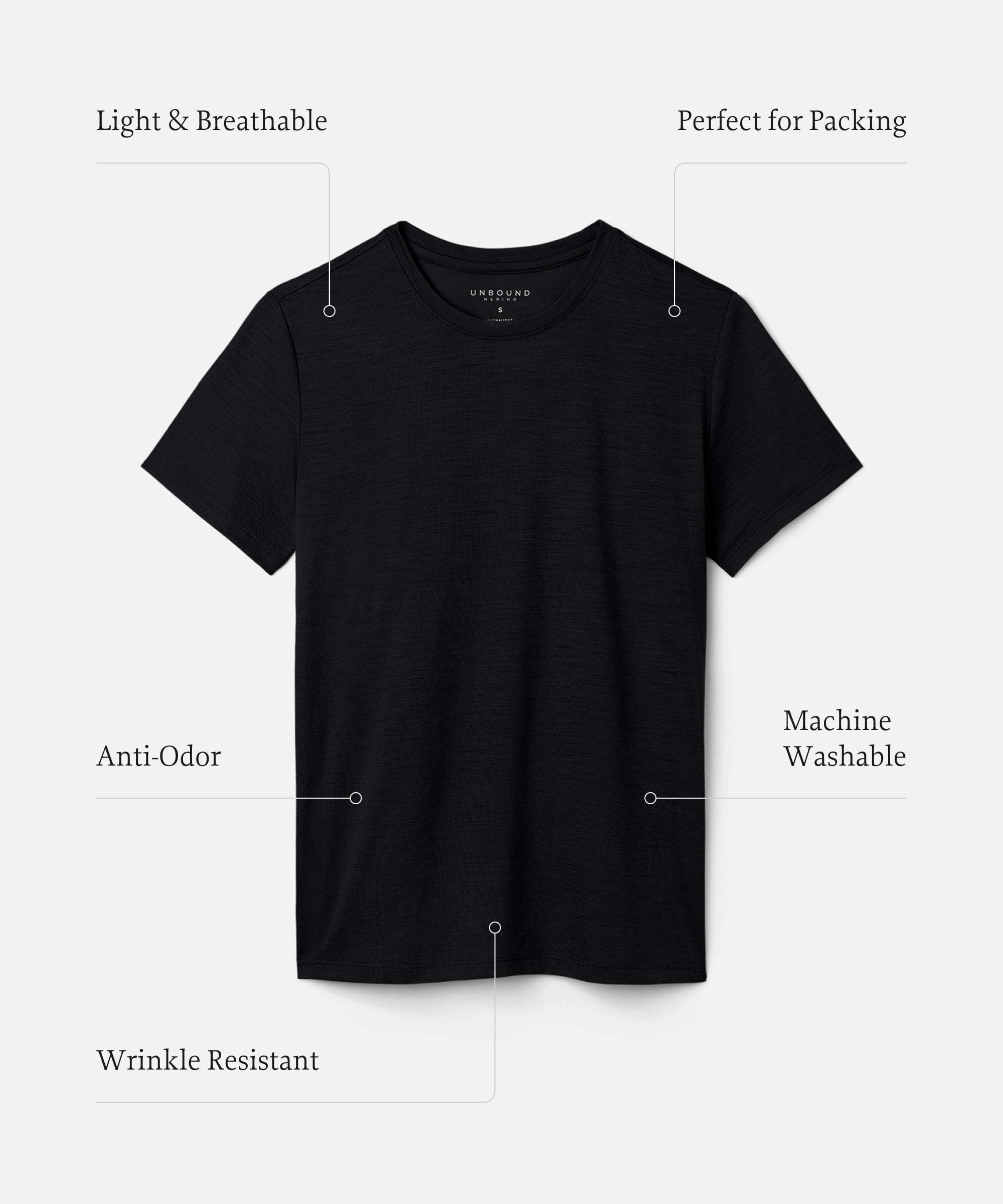 Women's Ultralight Merino T-Shirt、mySite、noshort