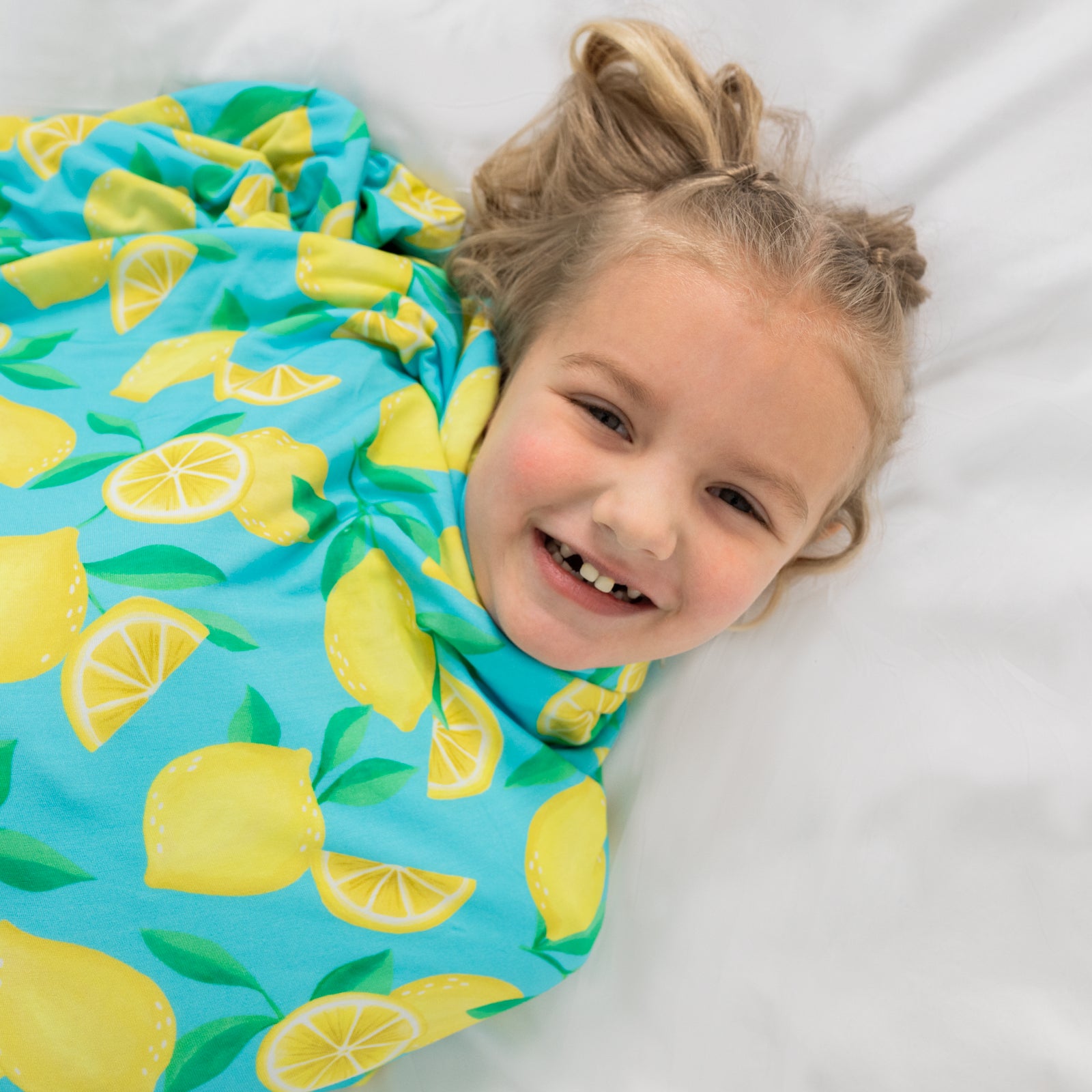 Blue Sunny Citrus Large Cloud Blanket®、mySite、g9winljtr