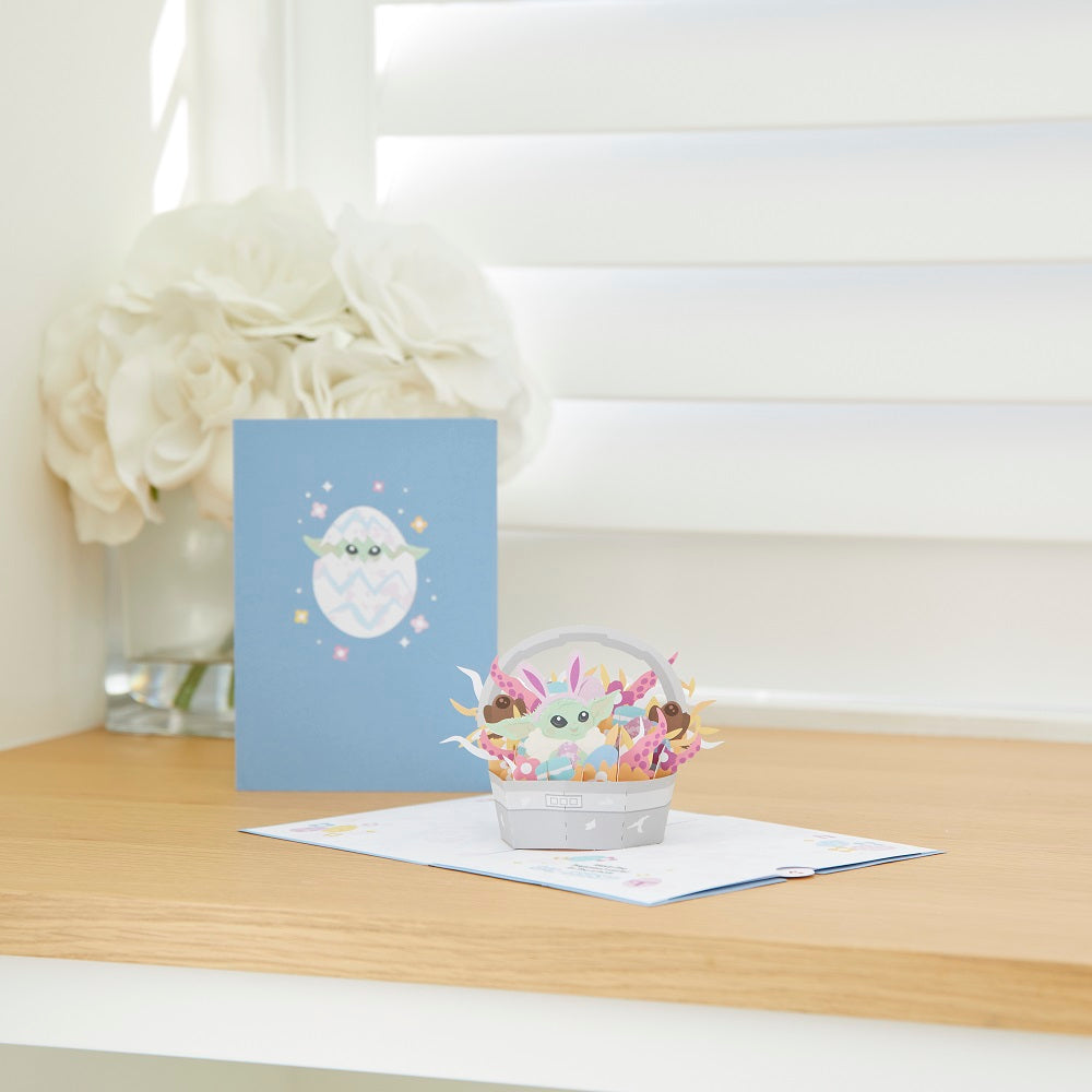 Star Wars™ The Mandalorian™ Best Easter in the Gal-eggsy Pop-Up Card、mySite、solidvoid