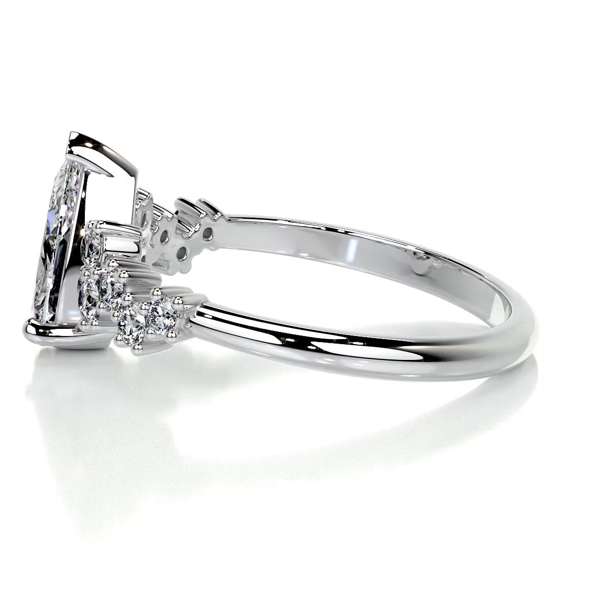 Mabel Lab Grown Diamond Ring -14K White Gold、mySite、hinf8tx79