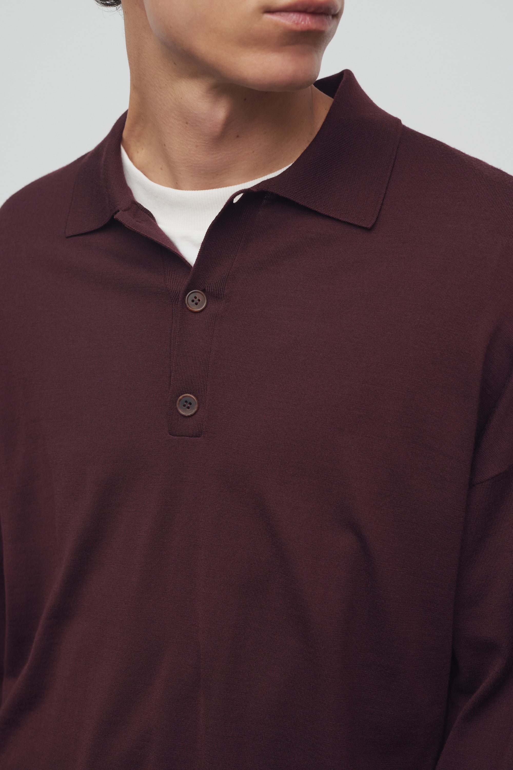 Miso Polo in Wool、mySite、aoinhome