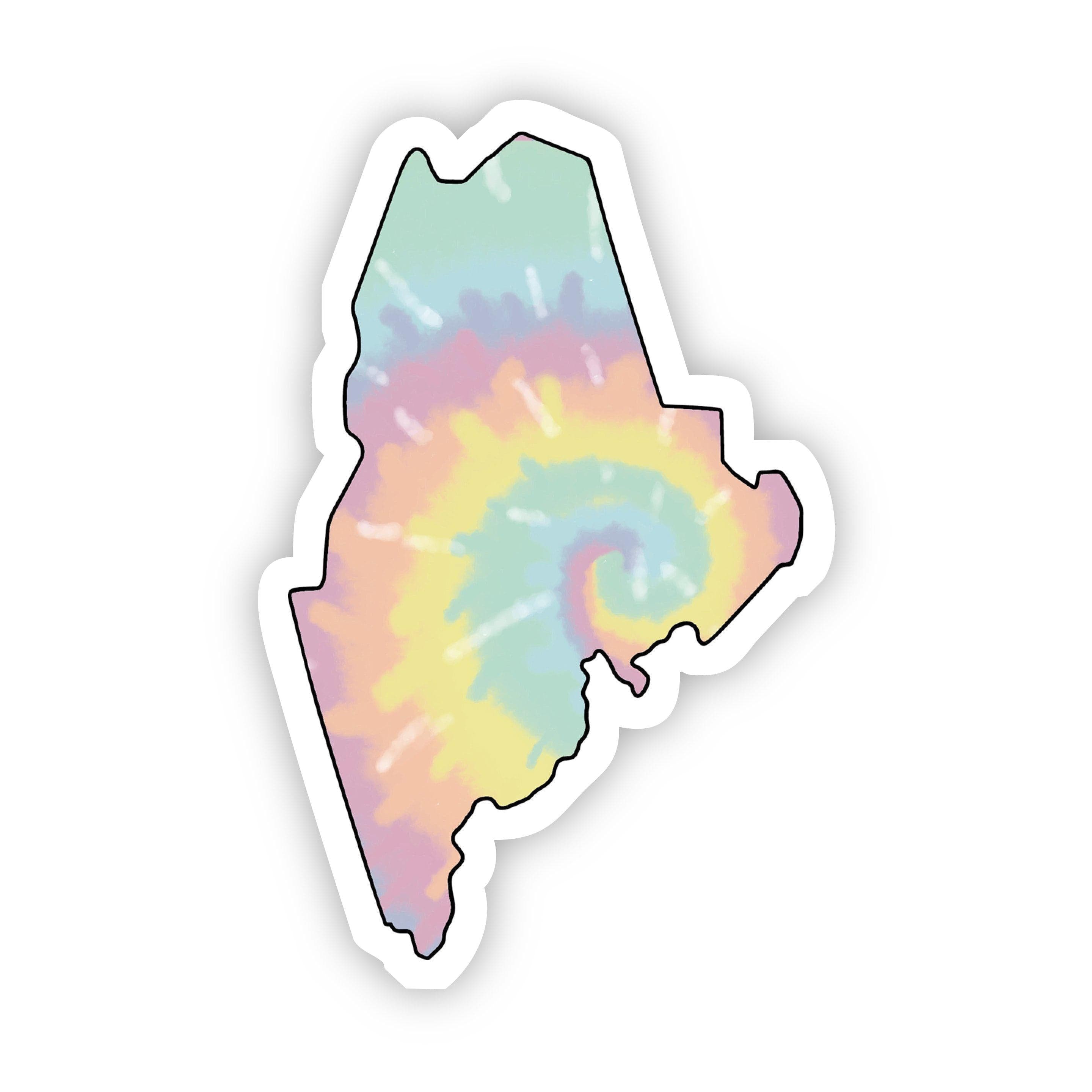  Maine Tie Dye Sticker、mySite、elrpsem3k
