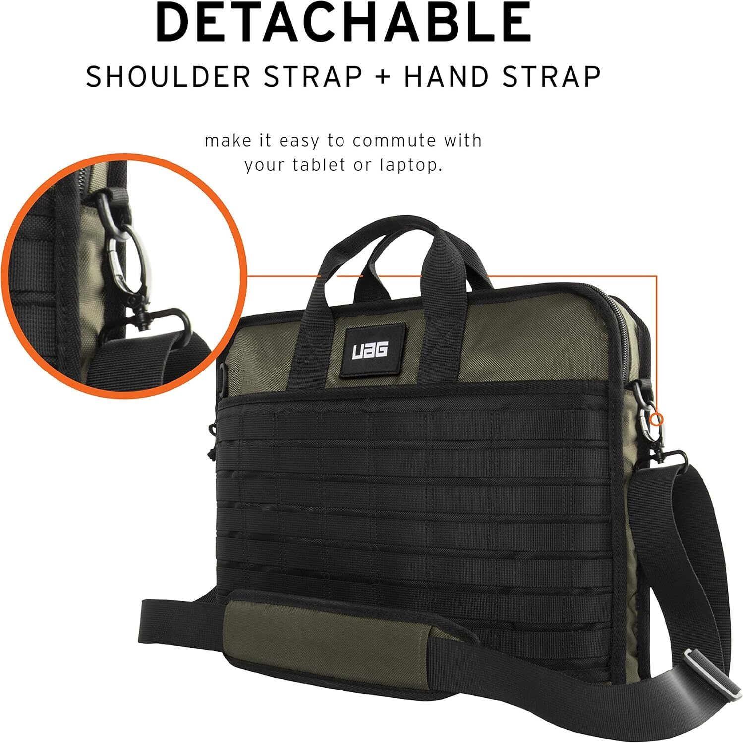 UAG Tactical Brief Laptop Bag, Medium 13 (Olive)、mySite、camillekostekn