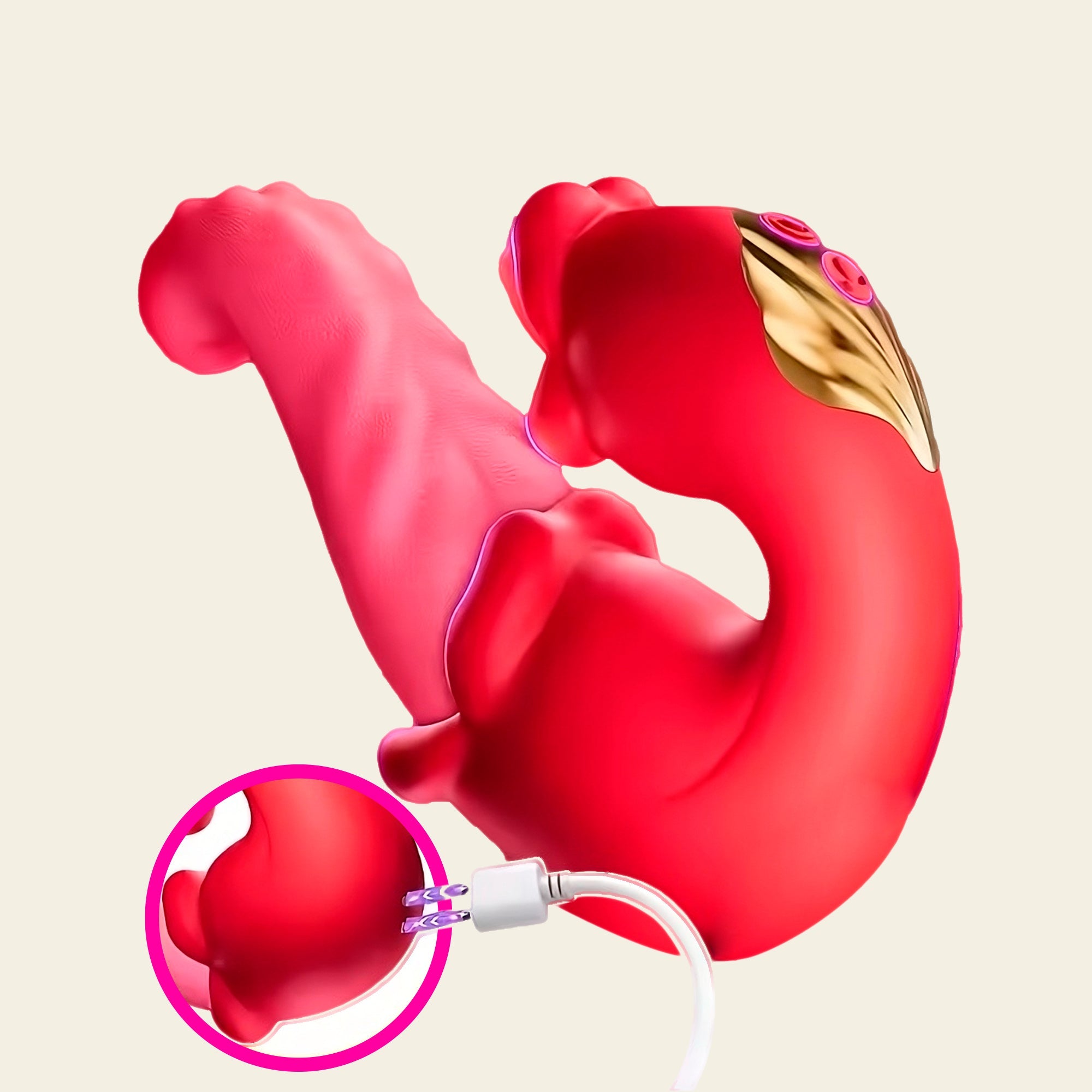 Come Closer 3 In One Stirring & Vibrating Tongue Vibrator | 10 Strong Licking And Swing Vibration| Powerful Motor、mySite、bottomscart