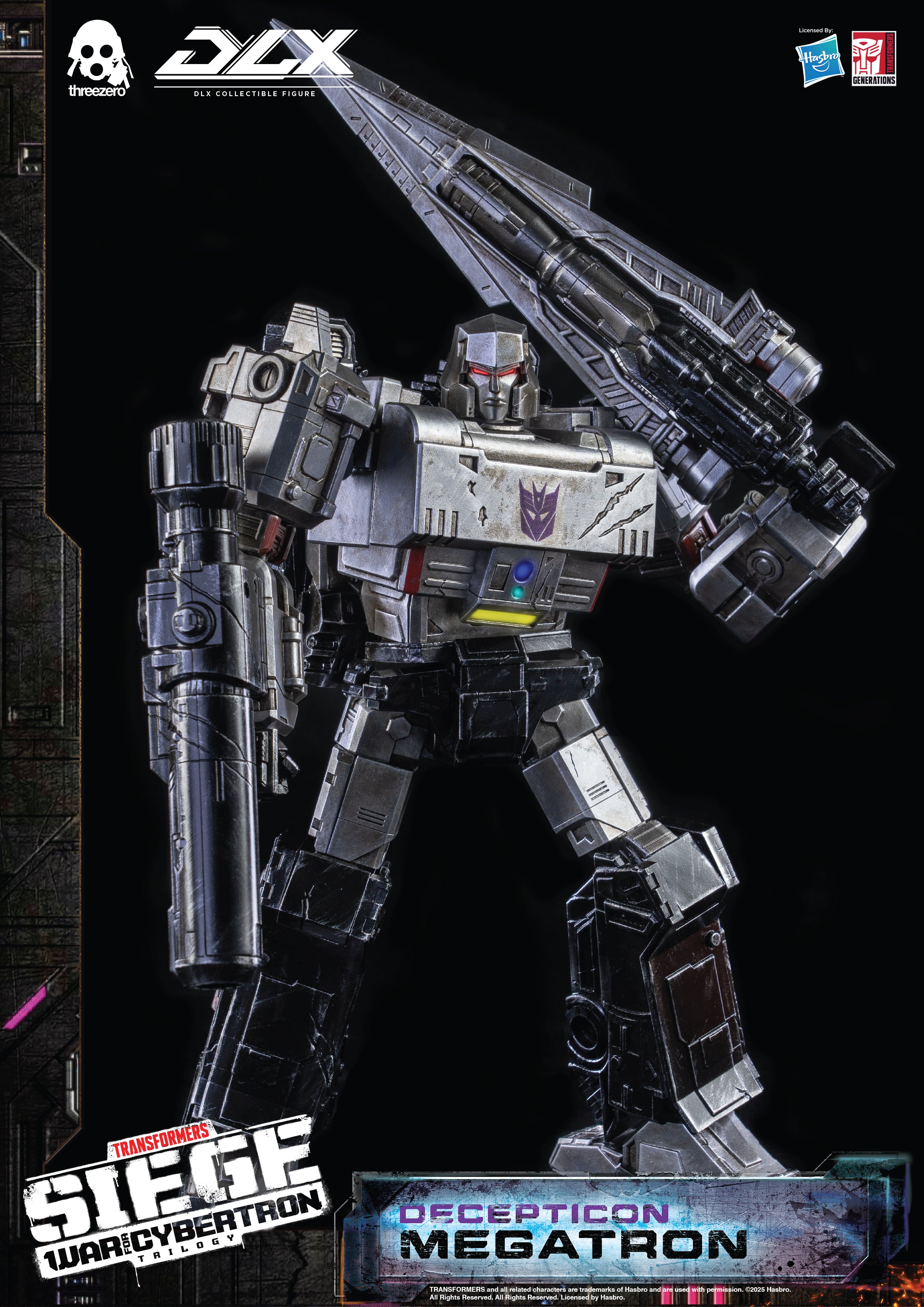 Threezero Transformers: War for Cybertron Trilogy DLX Megatron、mySite、hgirdovlk