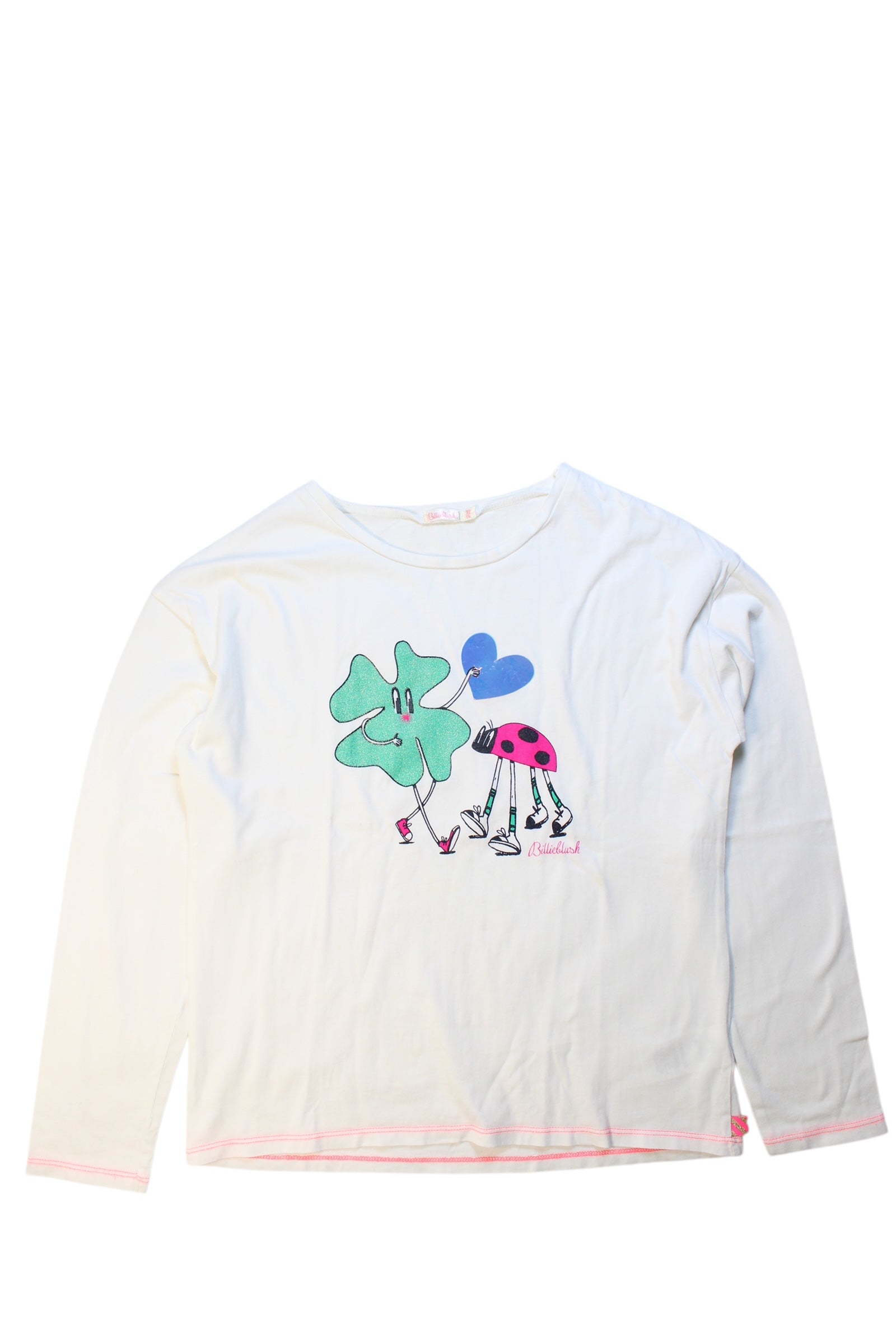 Billieblush Graphic Long Sleeve Top 12Y、mySite、g9winljtr
