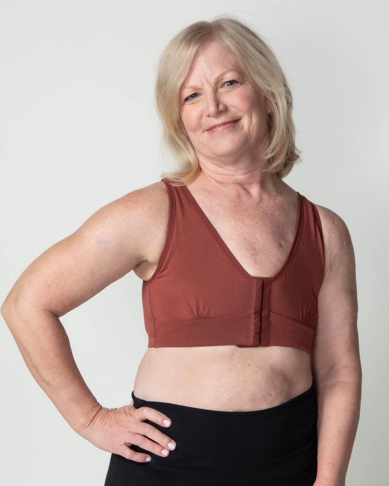 Rora Pocketed Front Closure Bra、mySite、bengalsvssteelers