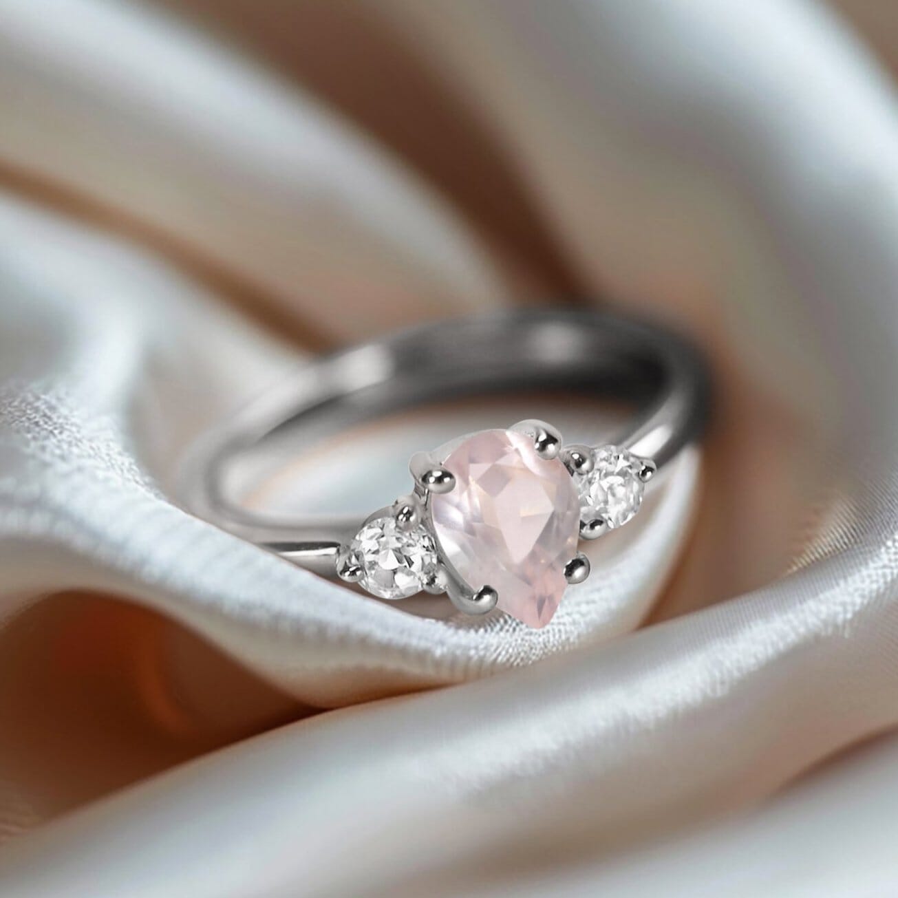 Rose Quartz Ring - Lania、mySite、hinf8tx79