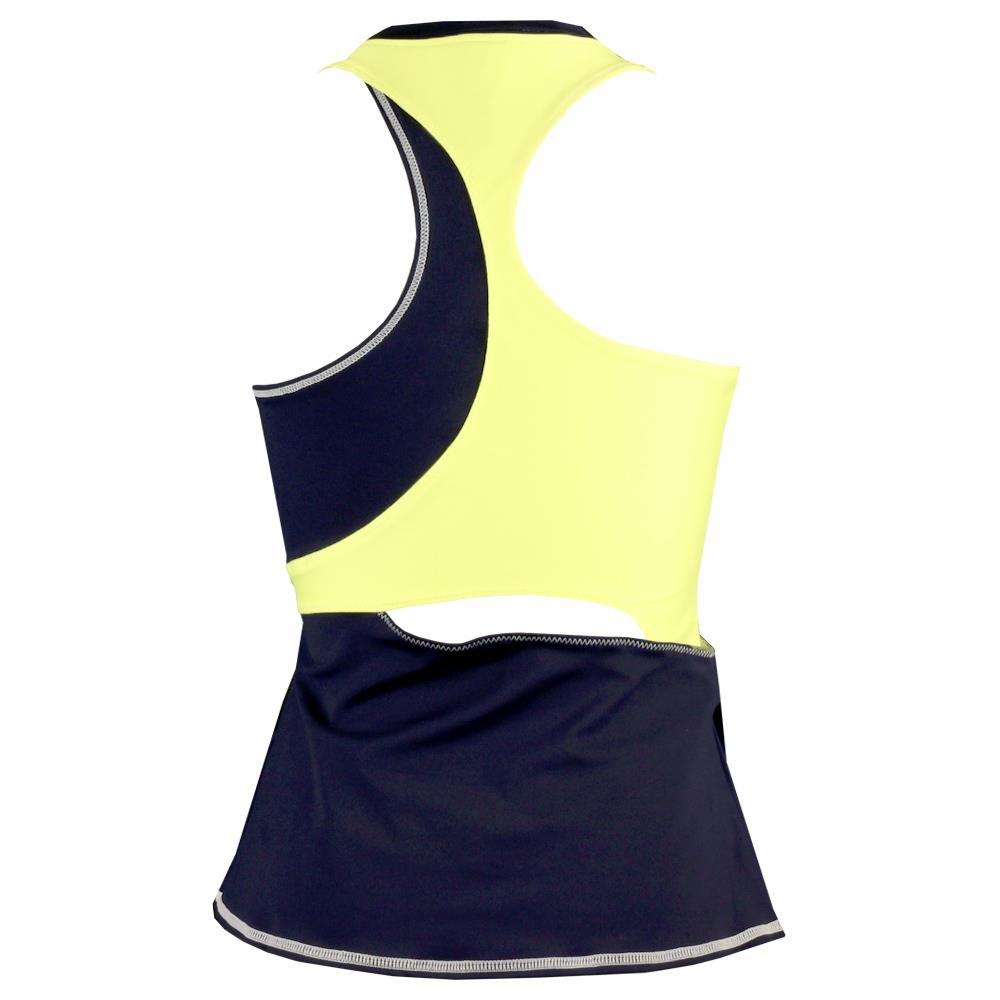 Nike Women's Slam Paris Tank - Obsidian/Light Citron、mySite、neckold