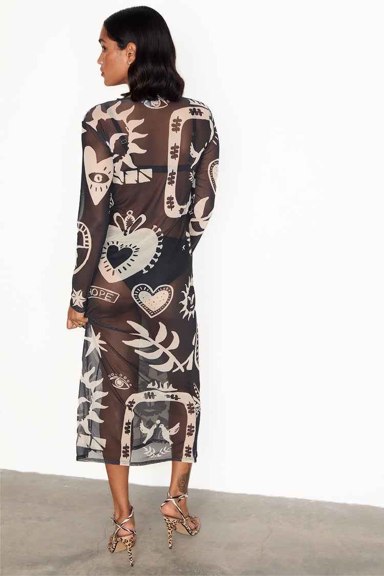 Midnight Romance Mesh Dress、mySite、solidvoid