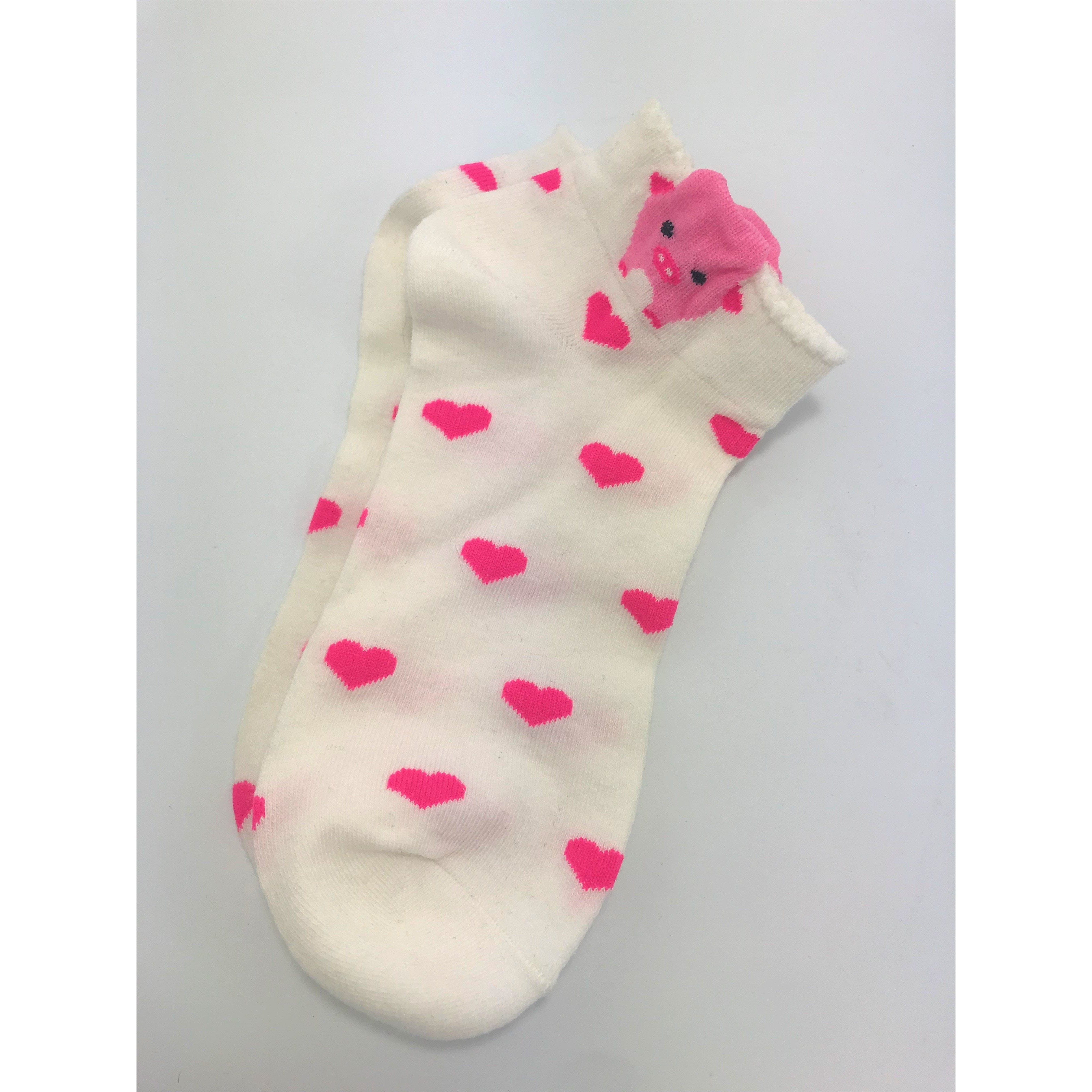 Cat or Dog Ankle Socks Athletic Socks With Cute Animals、mySite、g9winljtr
