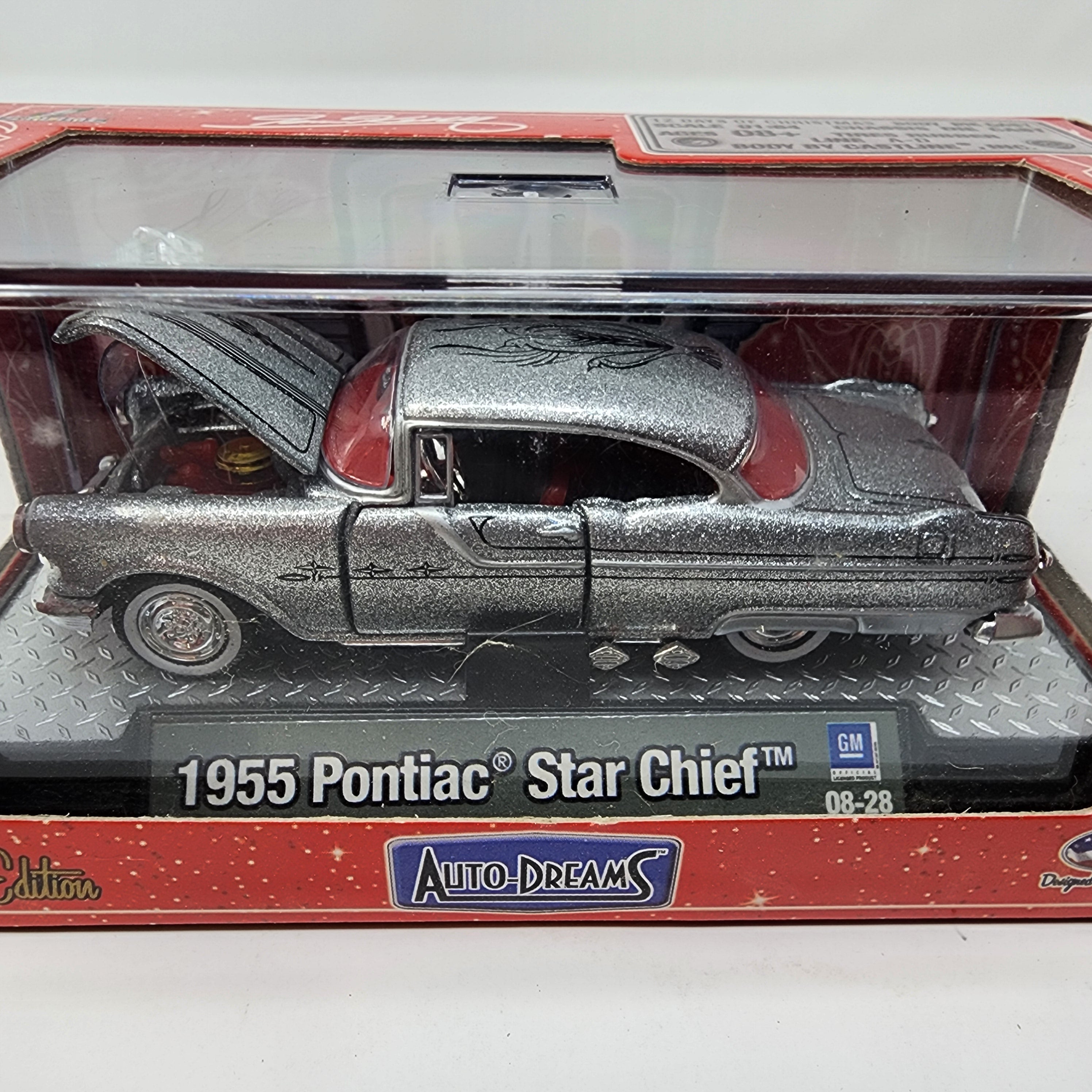 1955 Pontiac Star Chief * Silver * M2 Machines Auto-Dreams、mySite、hgirdovlk