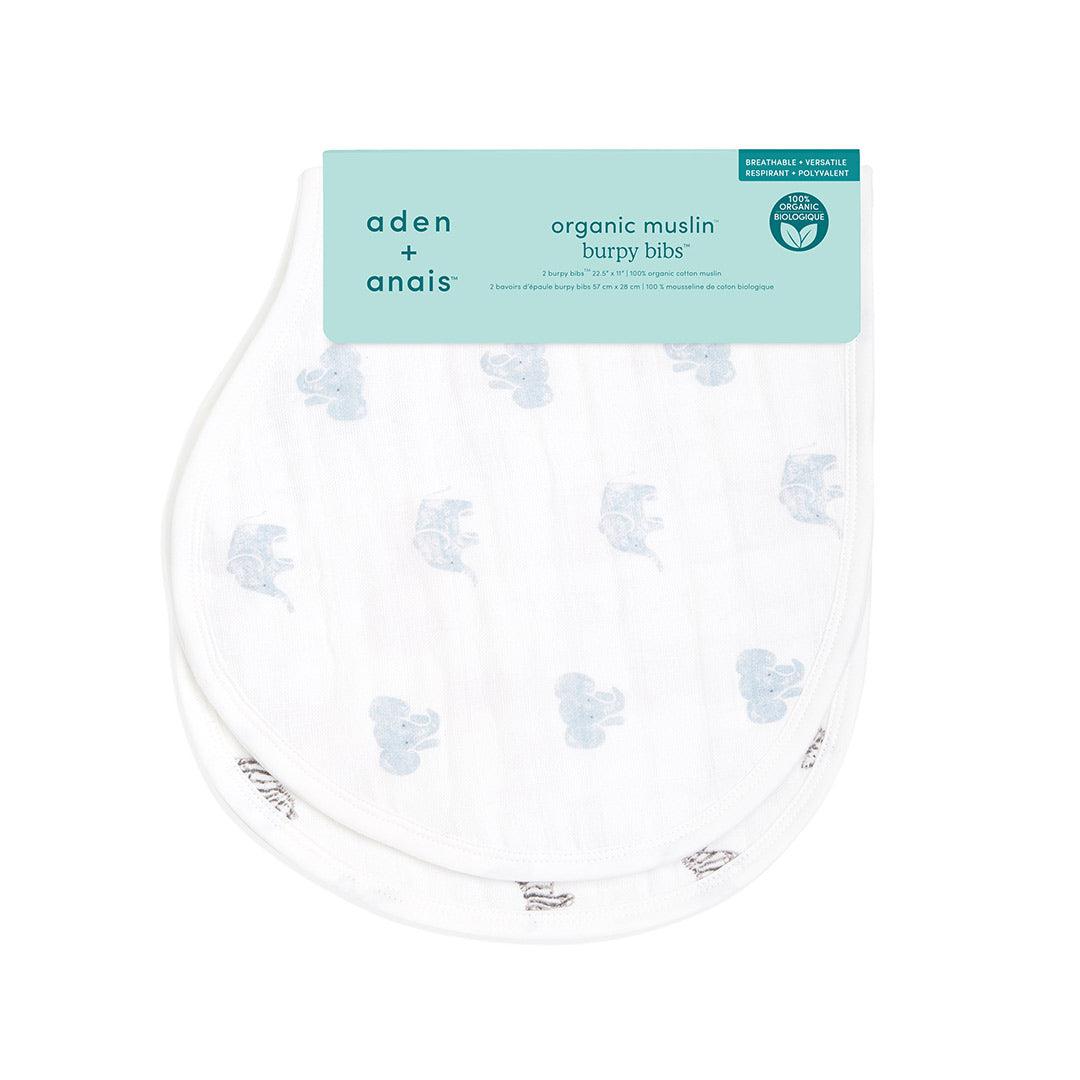 aden + anais Organic Burpy Bibs - Animal Kingdom - 2 Pack、mySite、merchandisen