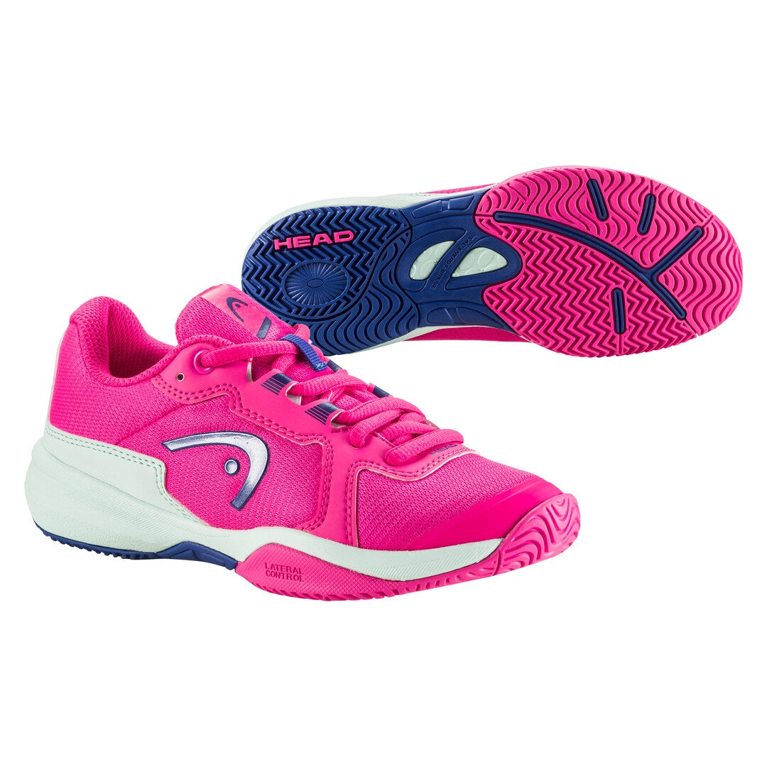 Head Sprint 3.5 Junior Tennis Shoe (Pink/Aqua)