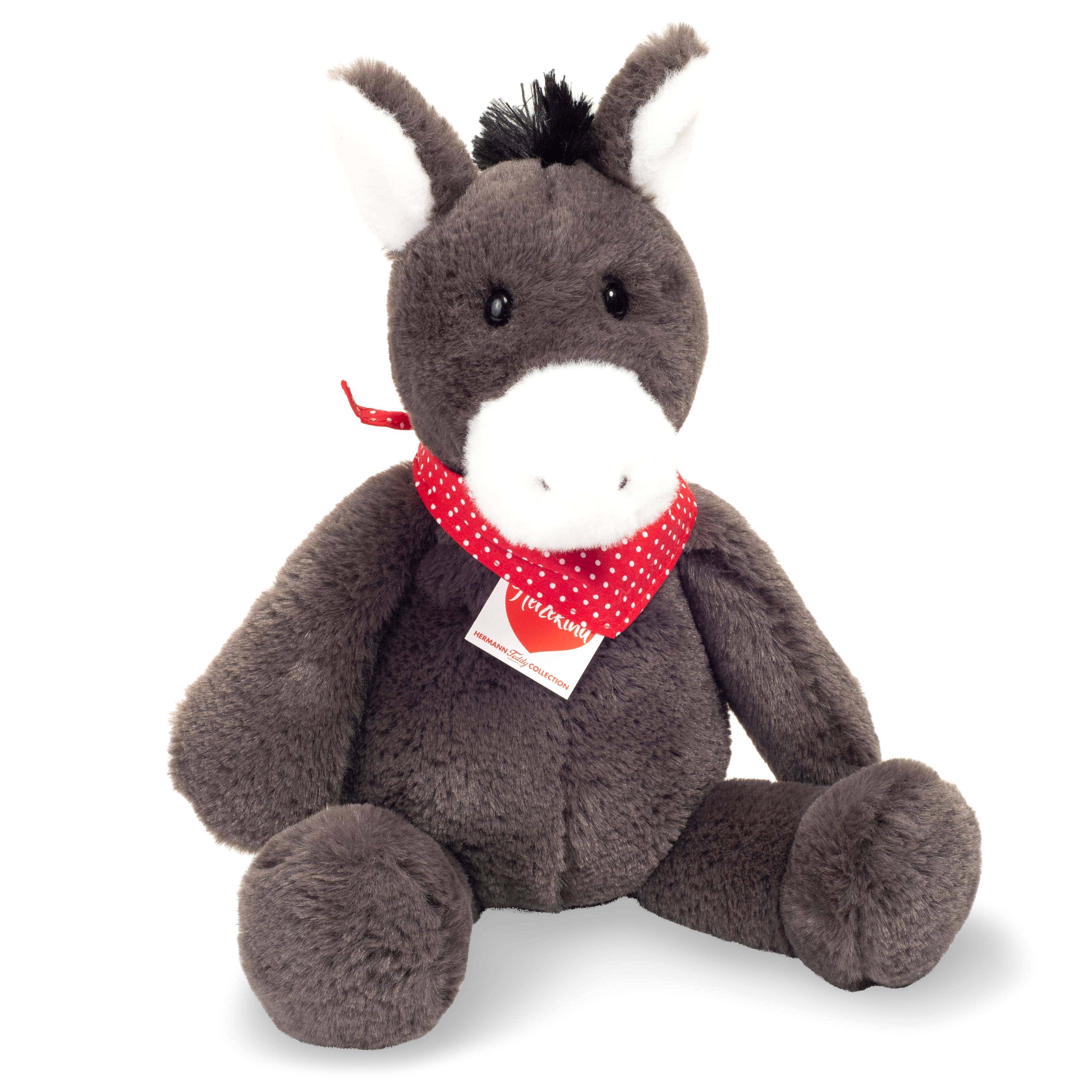 Plush Floppy Cute Donkey Sancho 32 cm by Teddy Hermann、mySite、g9winljtr