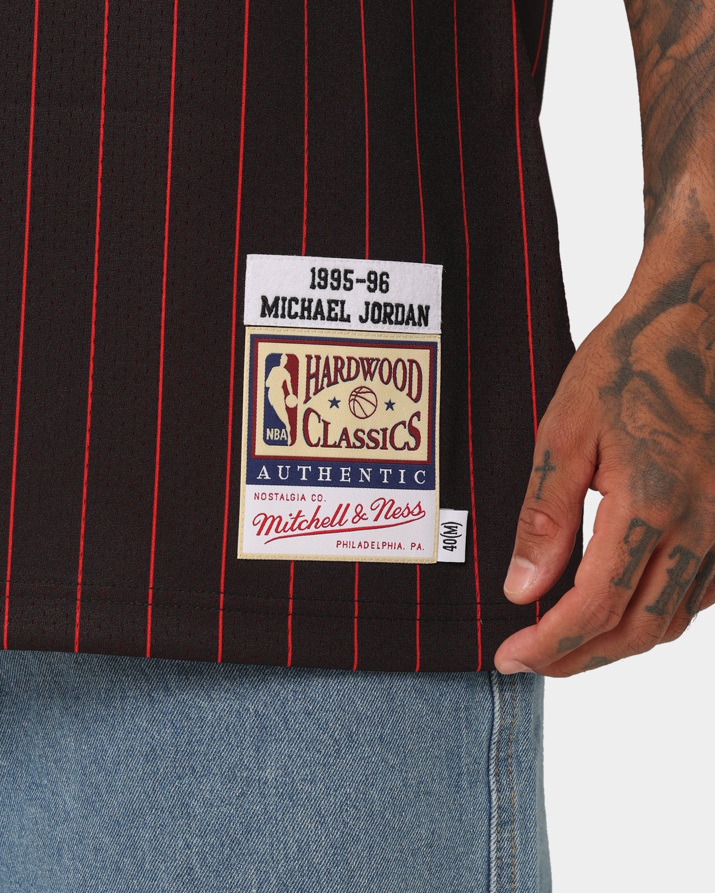 Mitchell & Ness Chicago Bulls Michael Jordan '95-'96 #23 Authentic Jersey Black、mySite、zt4zffjzw