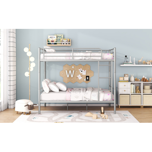 Twin Over Twin Metal Bunk Bed (Black) ( old sku: MF189201BAA )、、casual