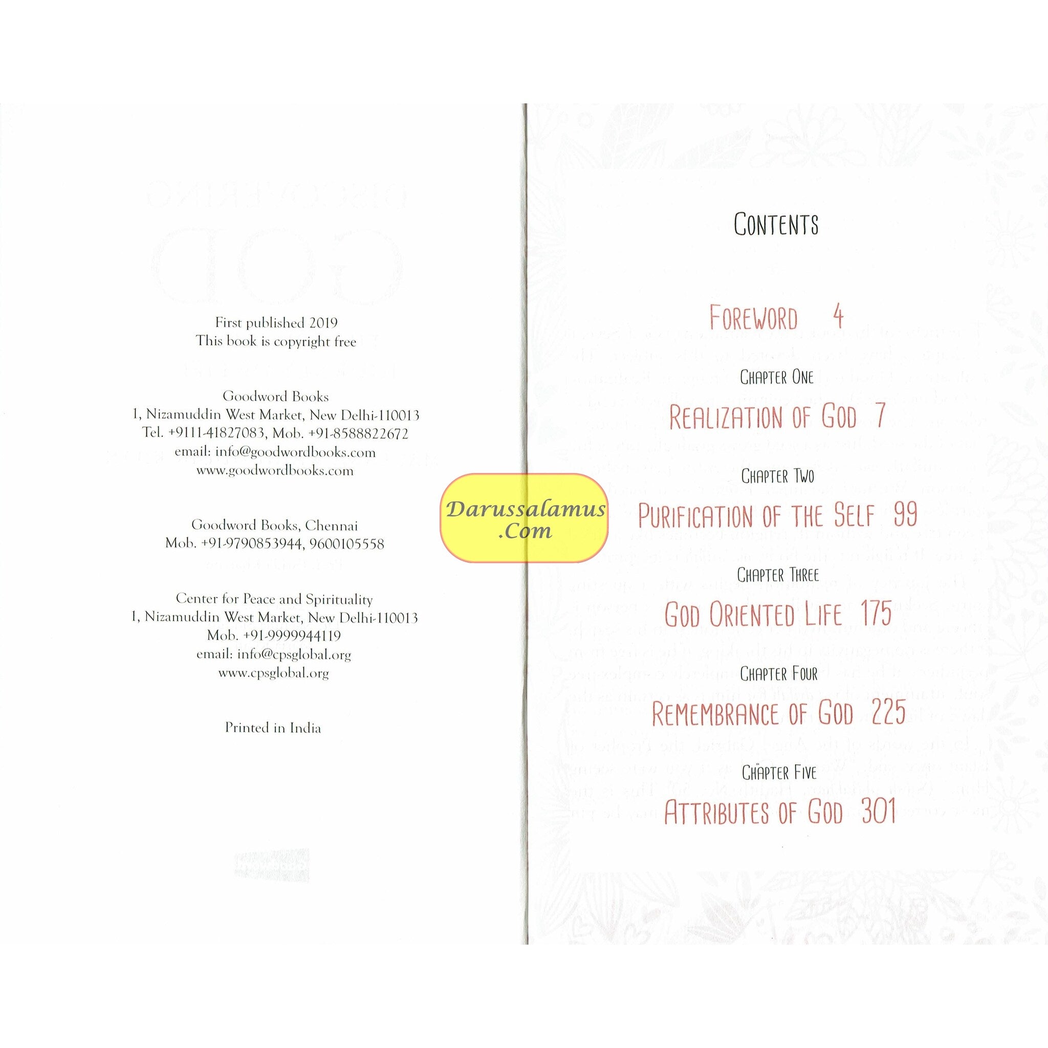 Discovering God (The Spiritual Journey Of Life) By Maulana Wahiduddin Khan、mySite、topwebapps