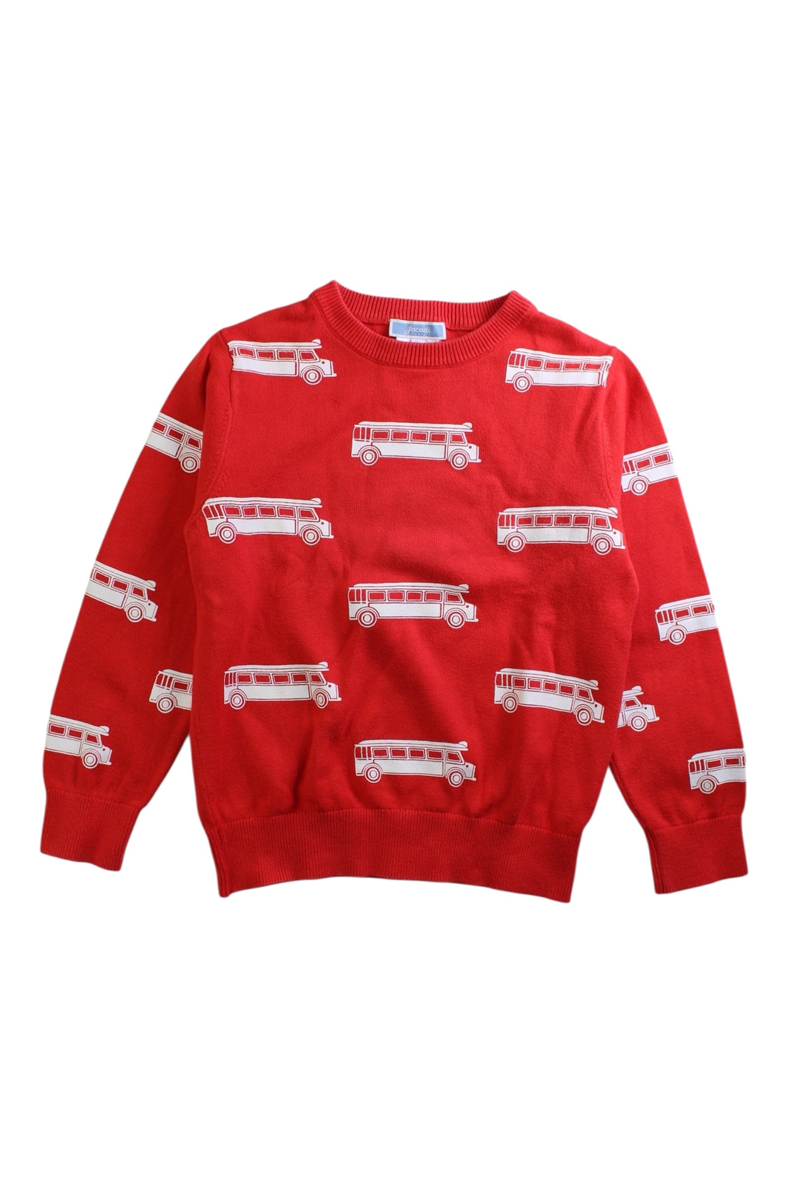 Jacadi Bus Print Sweater 6T、mySite、g9winljtr