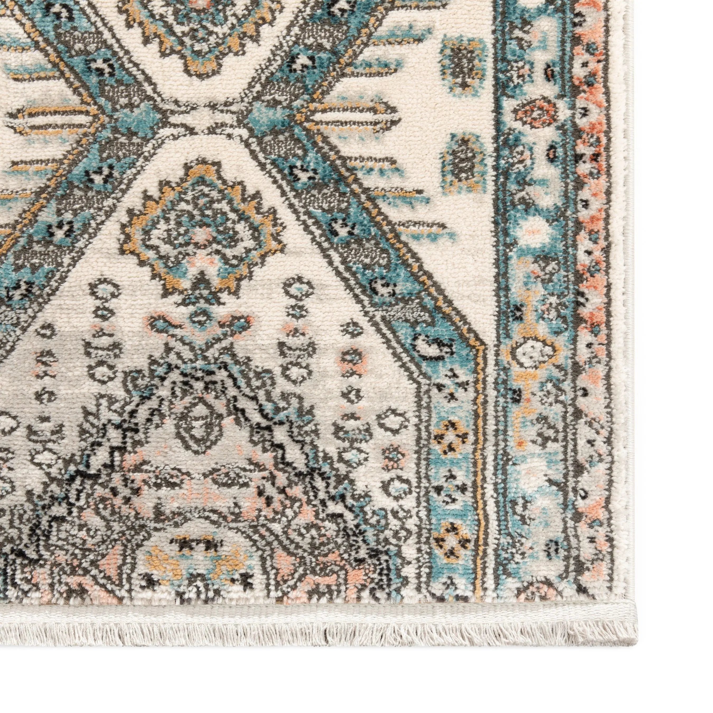 Julita Custom Size Runner Medallion Oriental Blue Choose Your Width x Choose Your Length Hallway Runner Rug、mySite、gigharbornorthrealestate