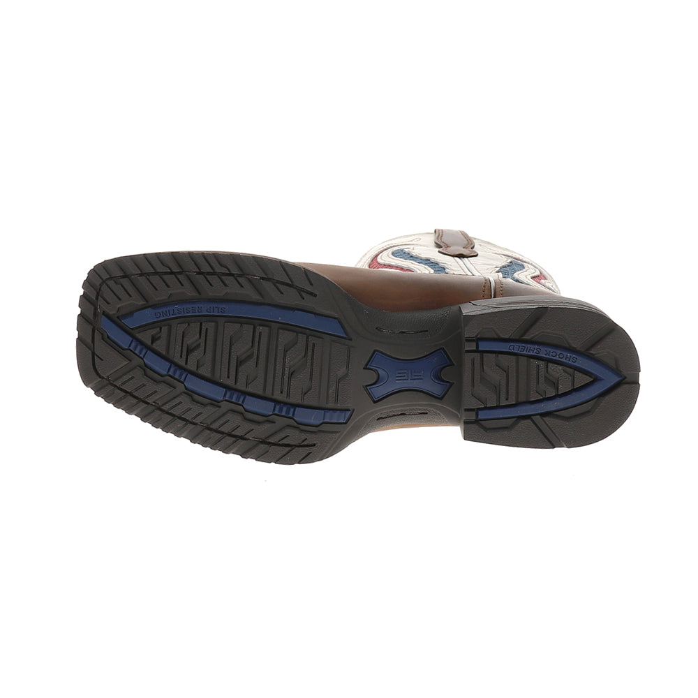 Hybrid Ranchwork VentTek 360 Embroidered Square Toe Pull On Cowboy Boots、mySite、gtrtttuynbv