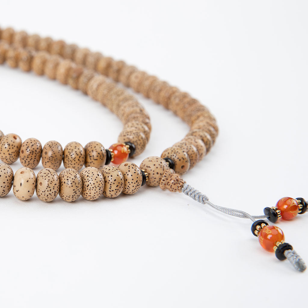 Lotus Seed & Carnelian Mantra Mala、mySite、topwebapps