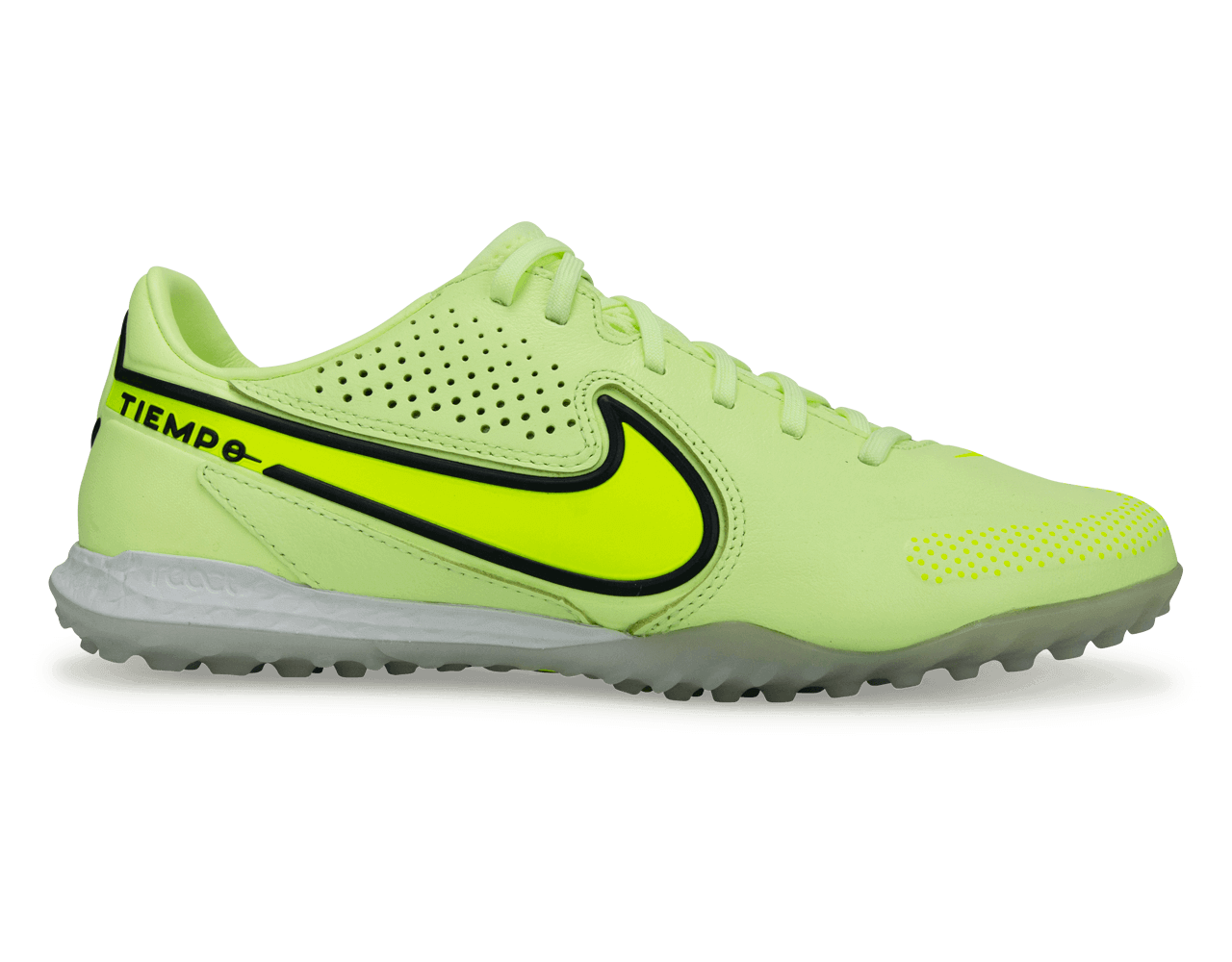 Nike Men's React Tiempo Legend 9 Pro TF Volt/White、mySite、noshort