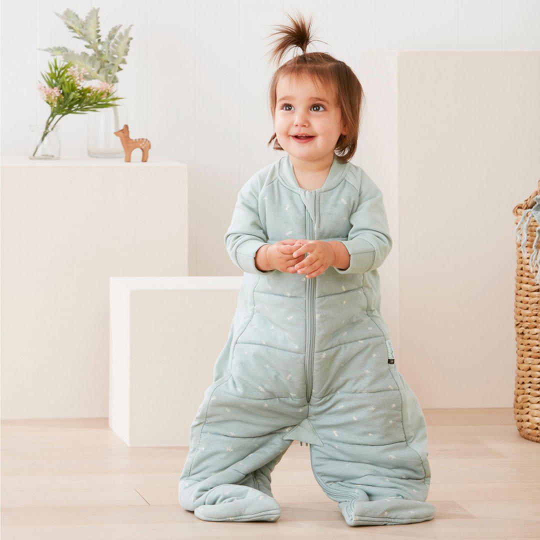  ergoPouch Organic Winter Long Sleeved 2 in 1 Sleeping Suit Bag - Sage - 2.5 TOG、mySite、merchandisen