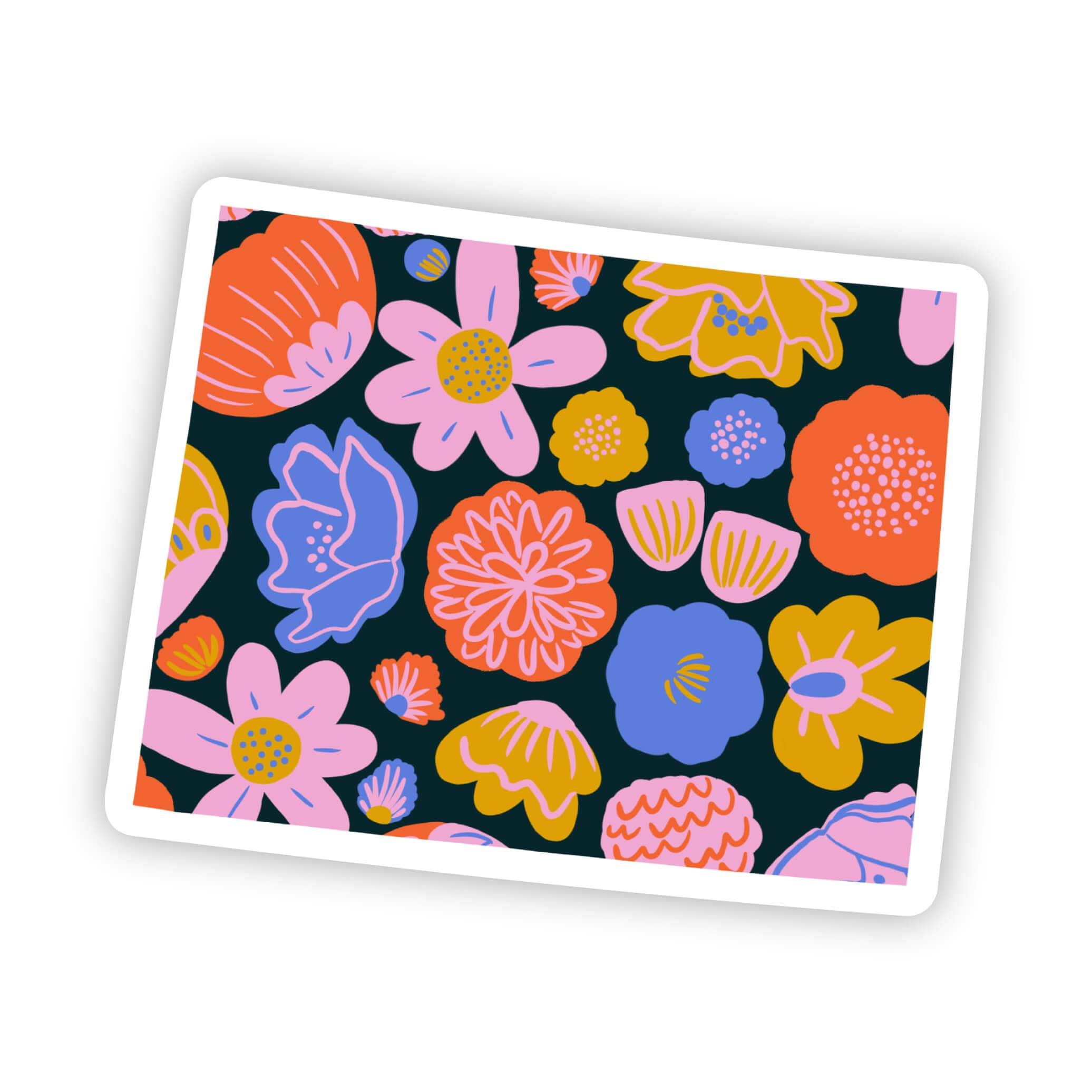  Wyoming Sticker - Colorful Flower、mySite、elrpsem3k