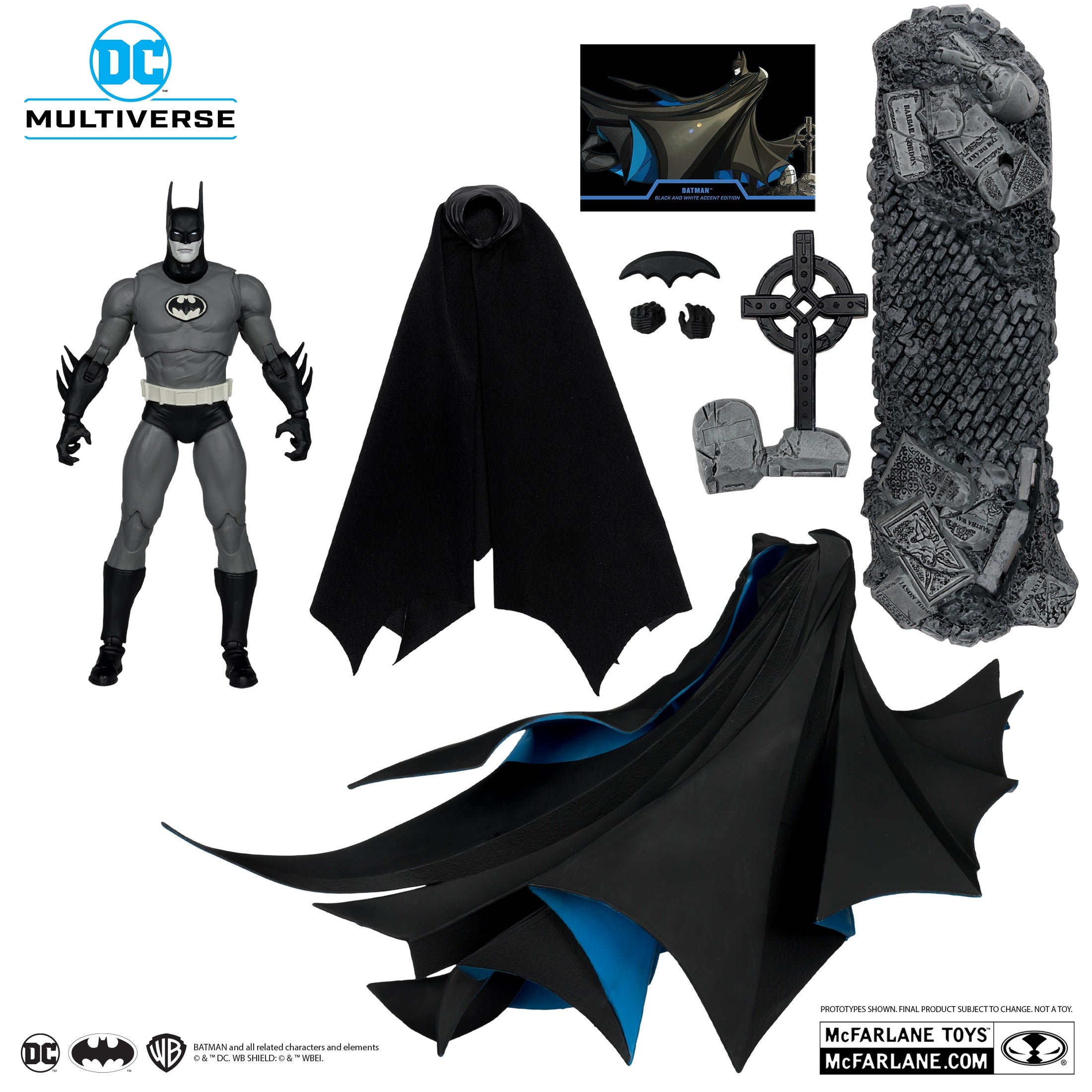 DC Multiverse Gold Label Exclusive Batman: Year Two Batman (Black & White Accent Edition)、mySite、hgirdovlk