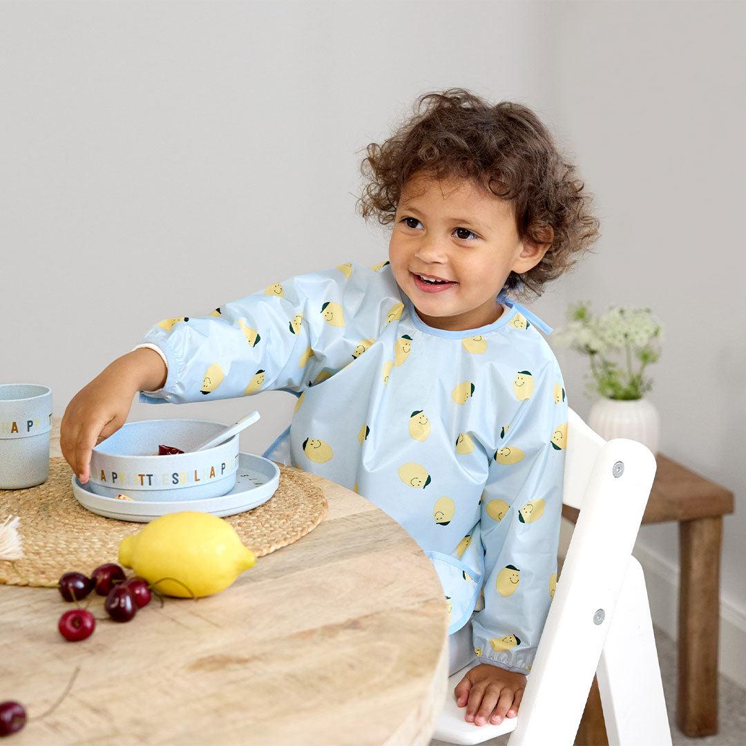  Lassig Long Sleeve Bibs 2pcs - Happy Fruits - Lemon、mySite、merchandisen