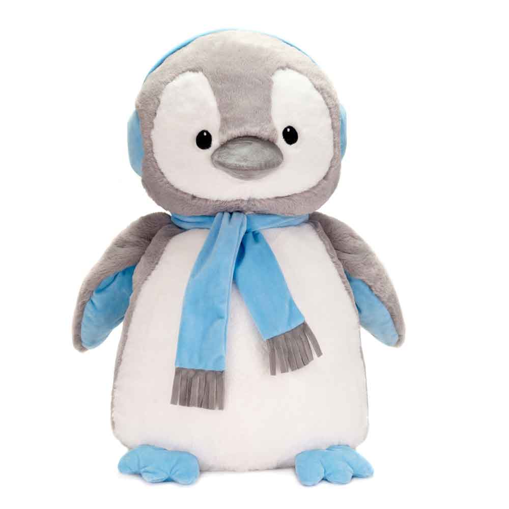 PROMO - 22IN PENGUIN WITH BLUE SCARF AND EARMUFF、mySite、g9winljtr