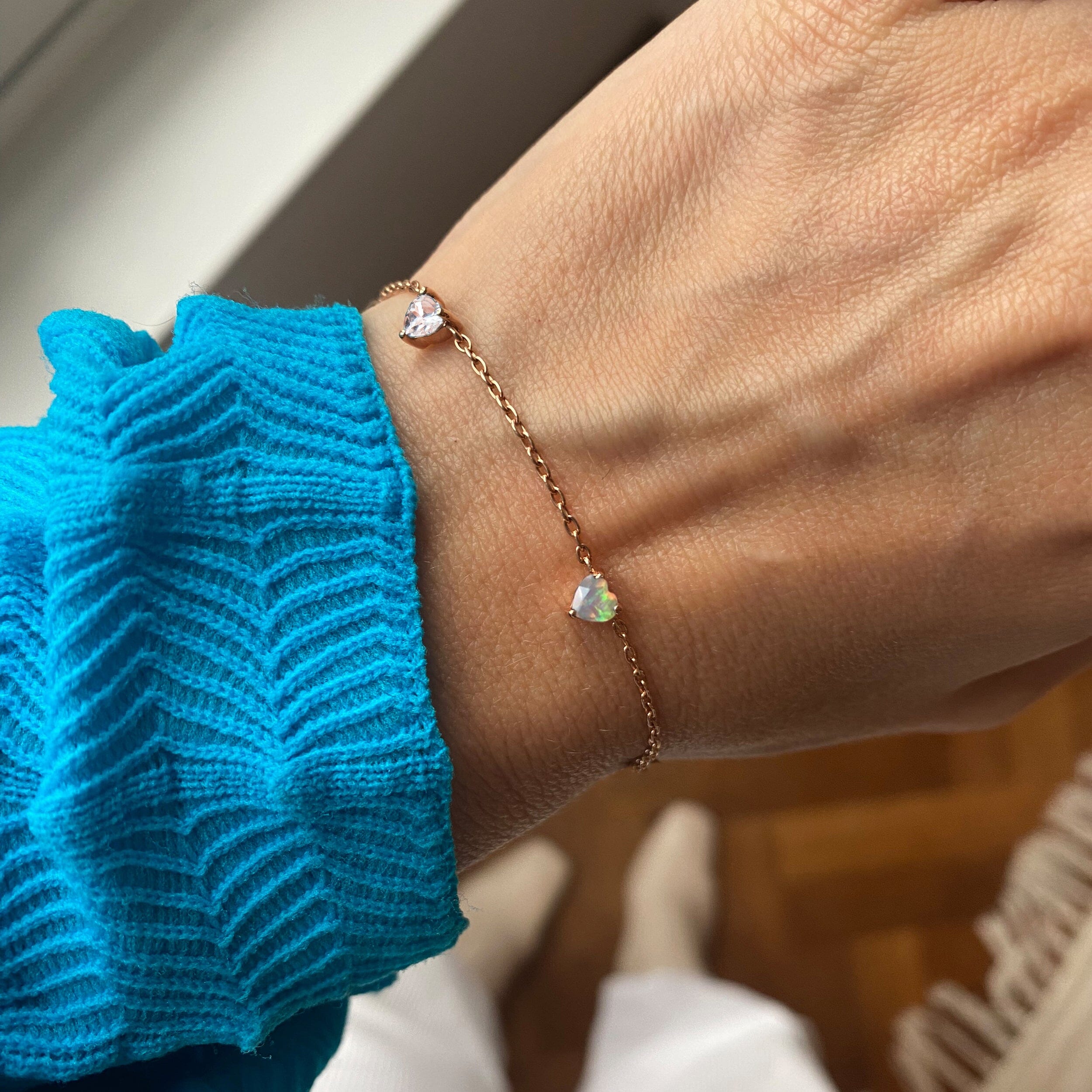 Opal Never Without My Gem Bracelet - October Birthstone、mySite、hinf8tx79