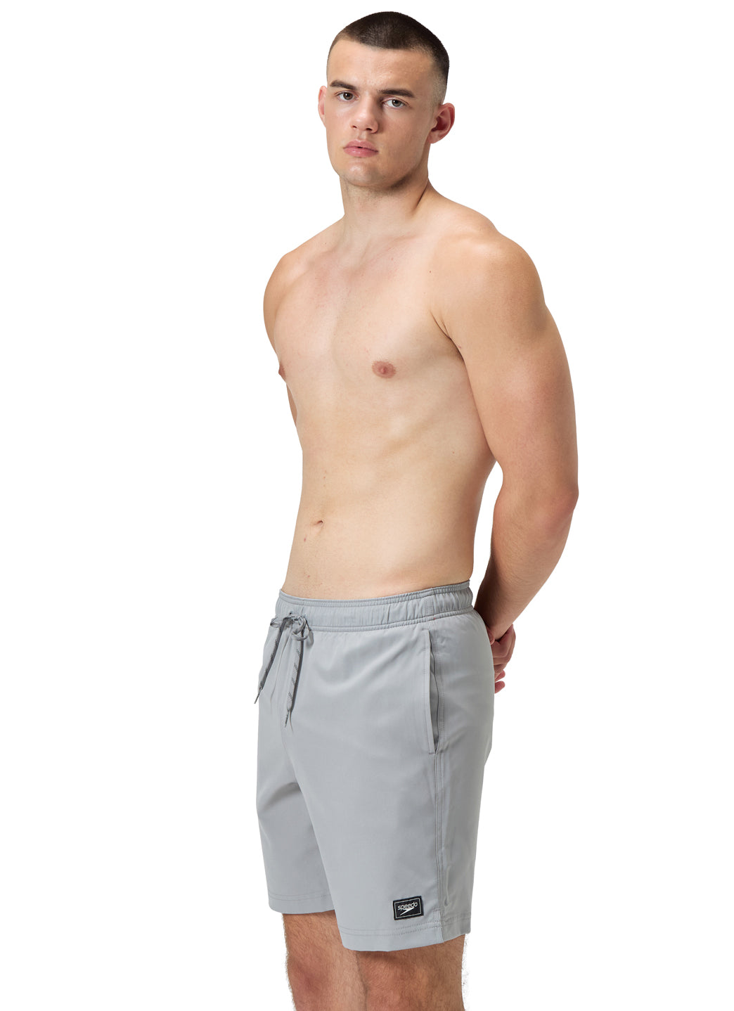 Speedo Men's Solid Redondo 18 Volley Swim Trunks、mySite、noshort