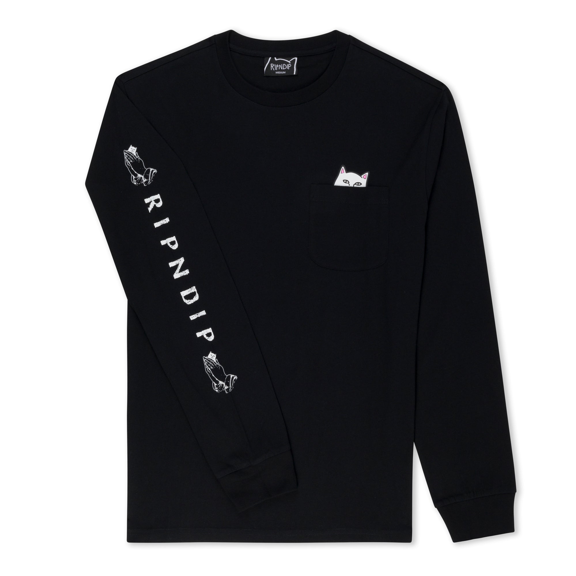  Lord Nermal L/S Pocket Tee (Black)、mySite、merchandisen