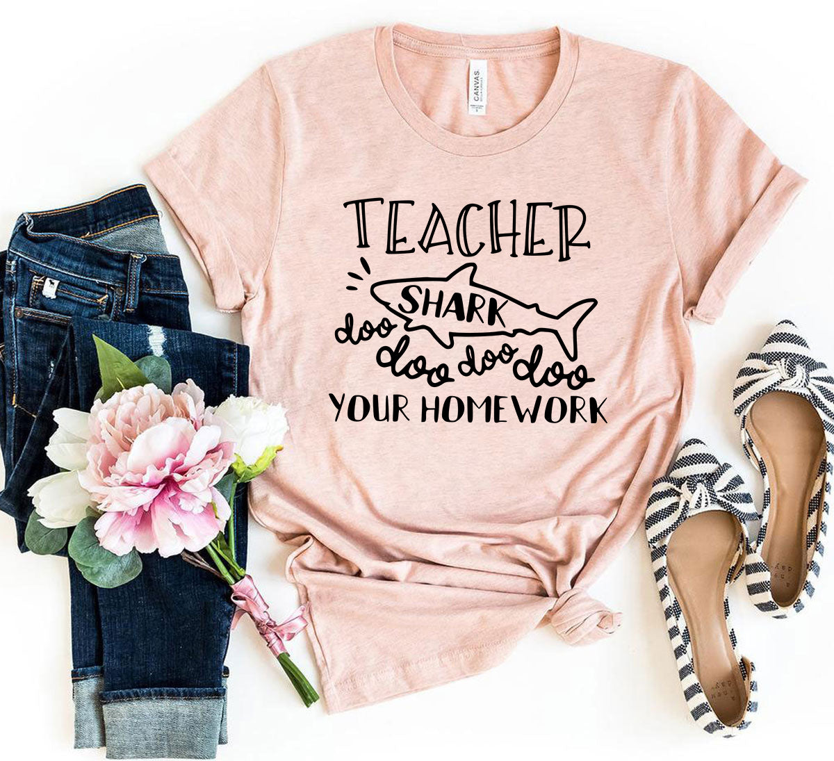 Teacher Shark Doo Doo Your Homework T-Shirt、mySite、camillekostekn