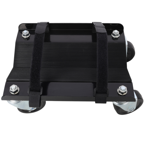 Snowmobile Dolly Heavy Duty V-Slide with 2.5"Swivel Casters and Rubber Pad Protecting Skis 1500Lbs Capacity,red color、、eastwooduniform